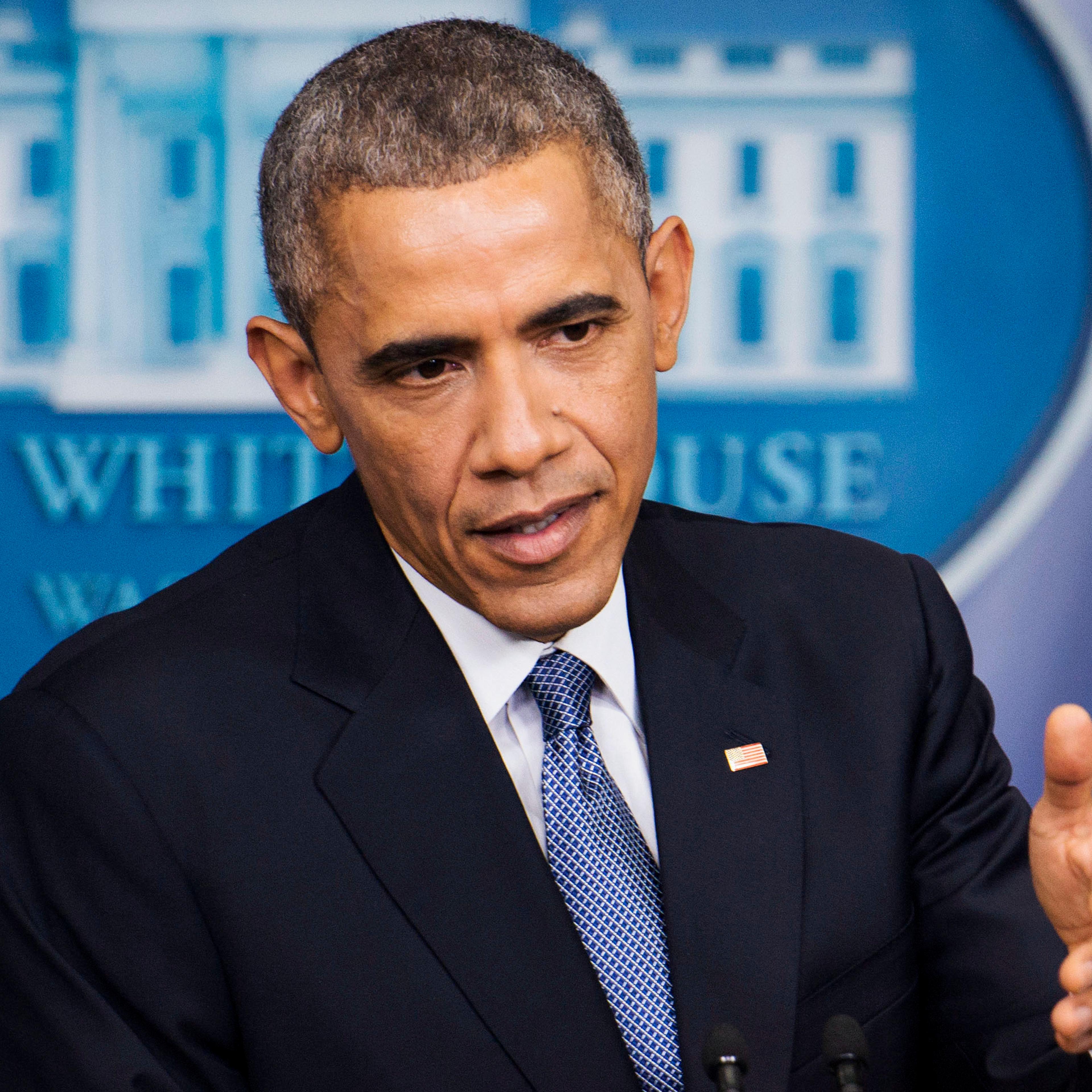 President Barack Obama at the End-Of-Year News Conference at the White House on Dec. 19, 2014.