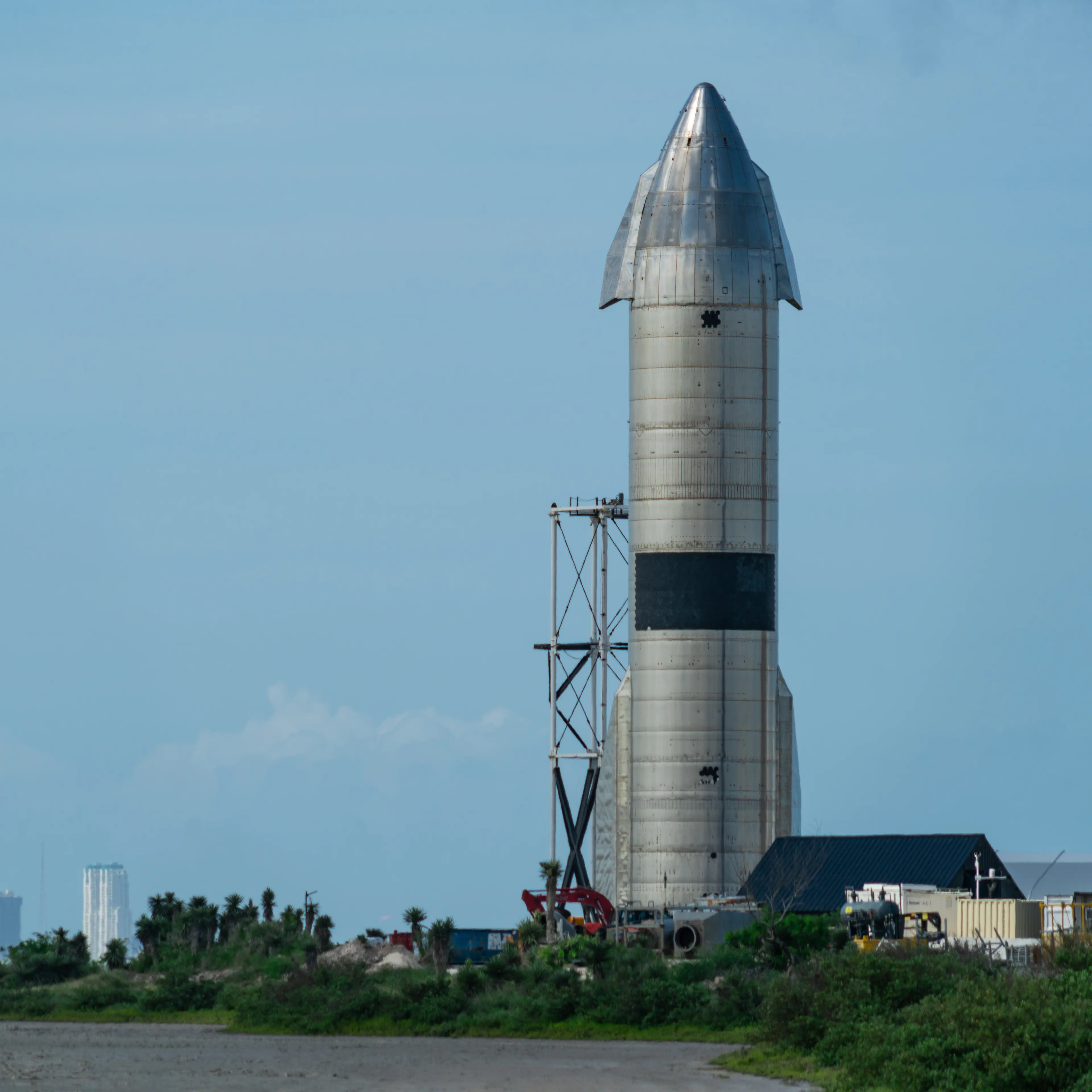 SN15 Starship at the SpaceX Starbase Space Facility