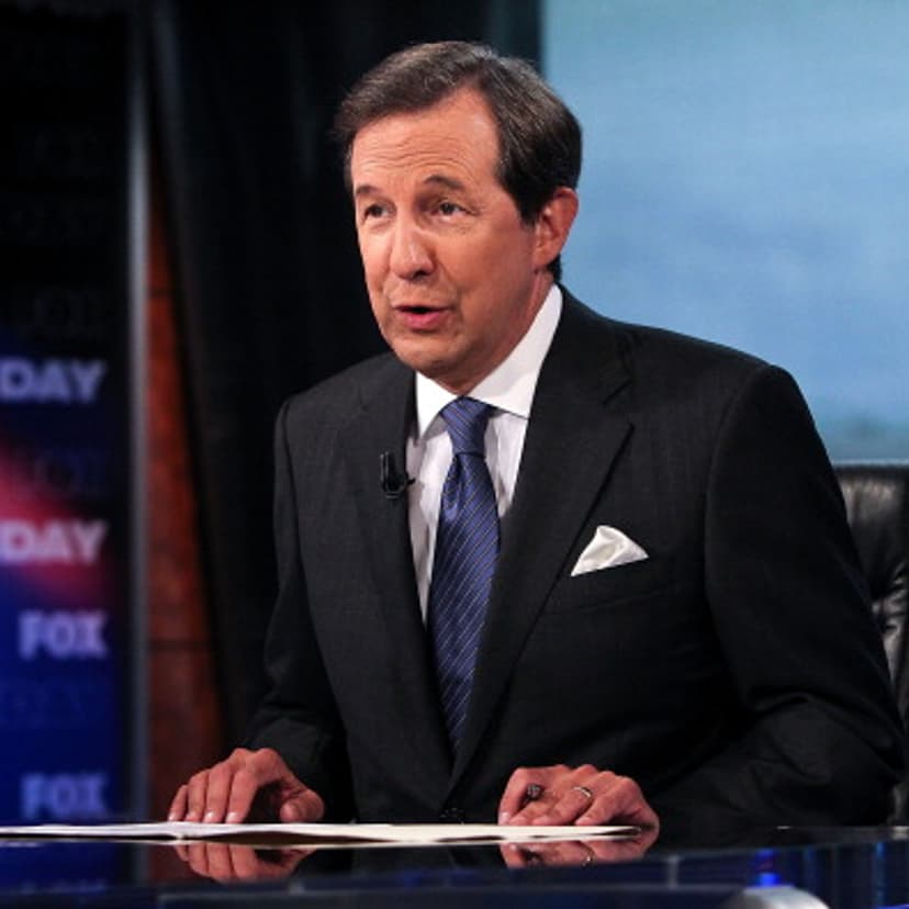 Chris Wallace during "FOX News Sunday" in Washington on July 27, 2012.