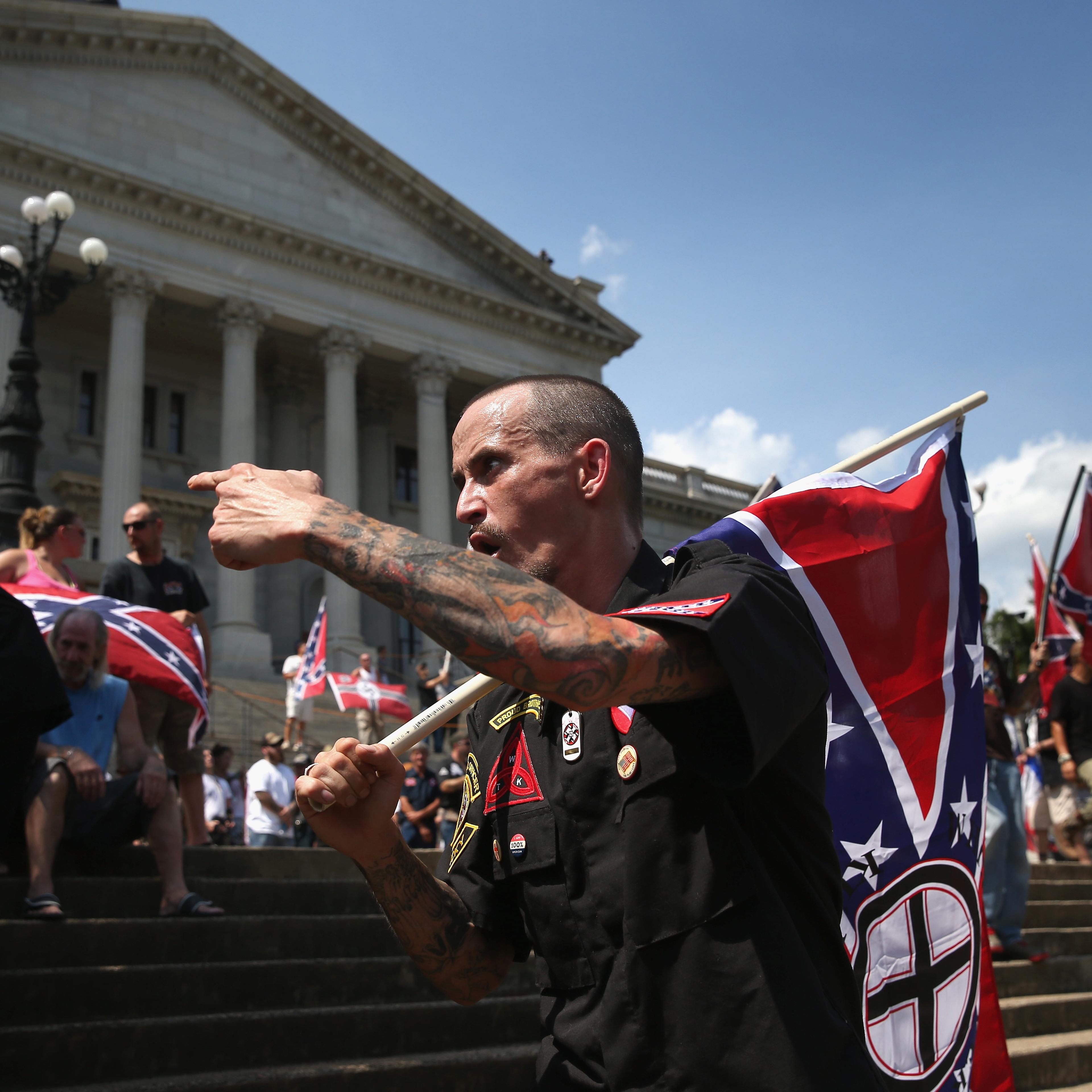 Ku Klux Klan Holds Rally Outside South Carolina Statehouse