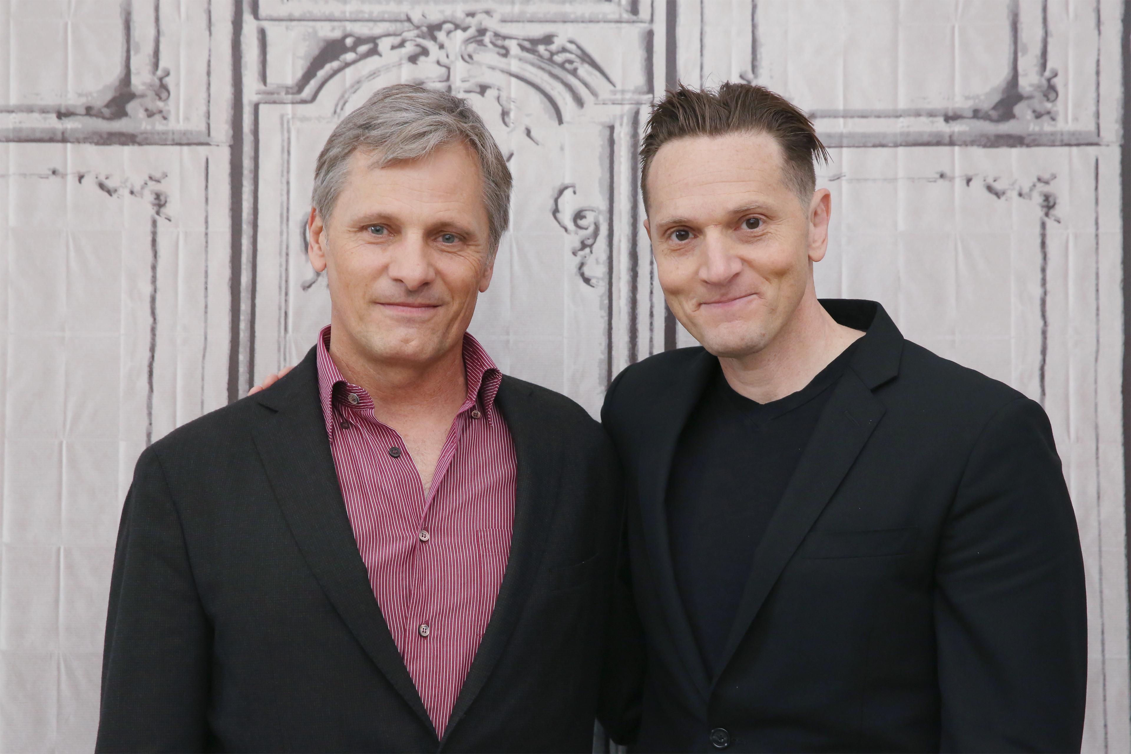 Viggo Mortensen and Matt Ross visit AOL Build Speaker Series on July 11, 2016 in New York City.