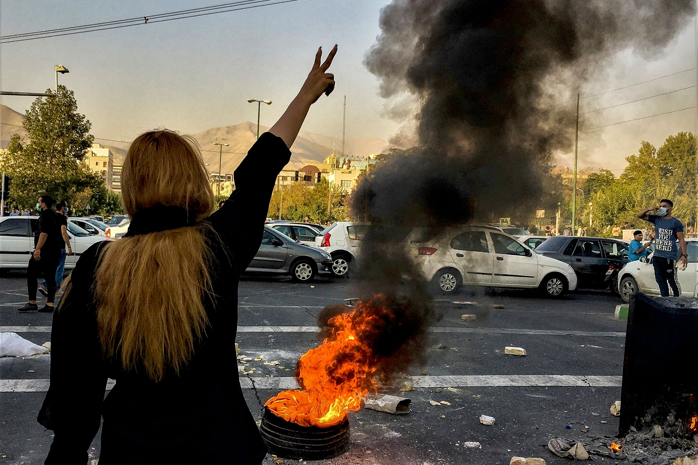 iran protests inside tehran with the silent majority