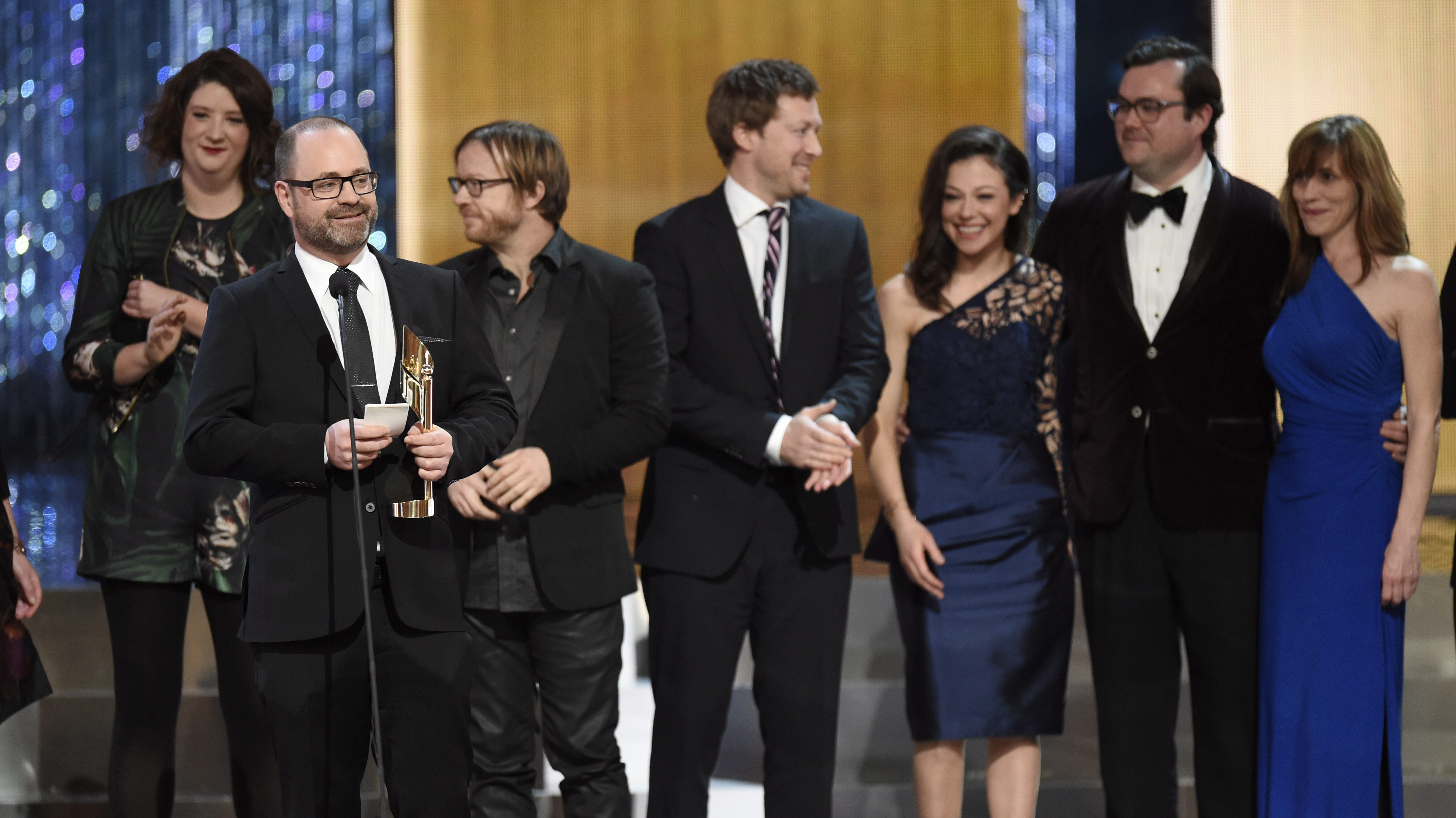 The best drama series for "Orphan Black" is awarded at the Canadian Screen Awards in Toronto