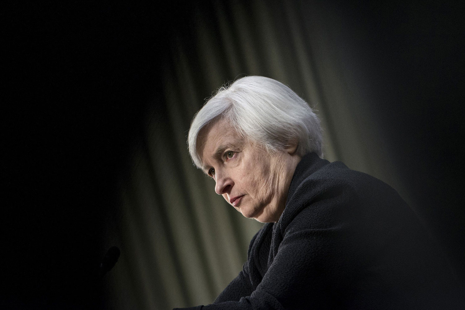 Dr. Janet Yellen during her confirmation hearing of the Senate Banking, Housing and Urban Affairs Committee on Capitol Hill November 14, 2013 in Washington.