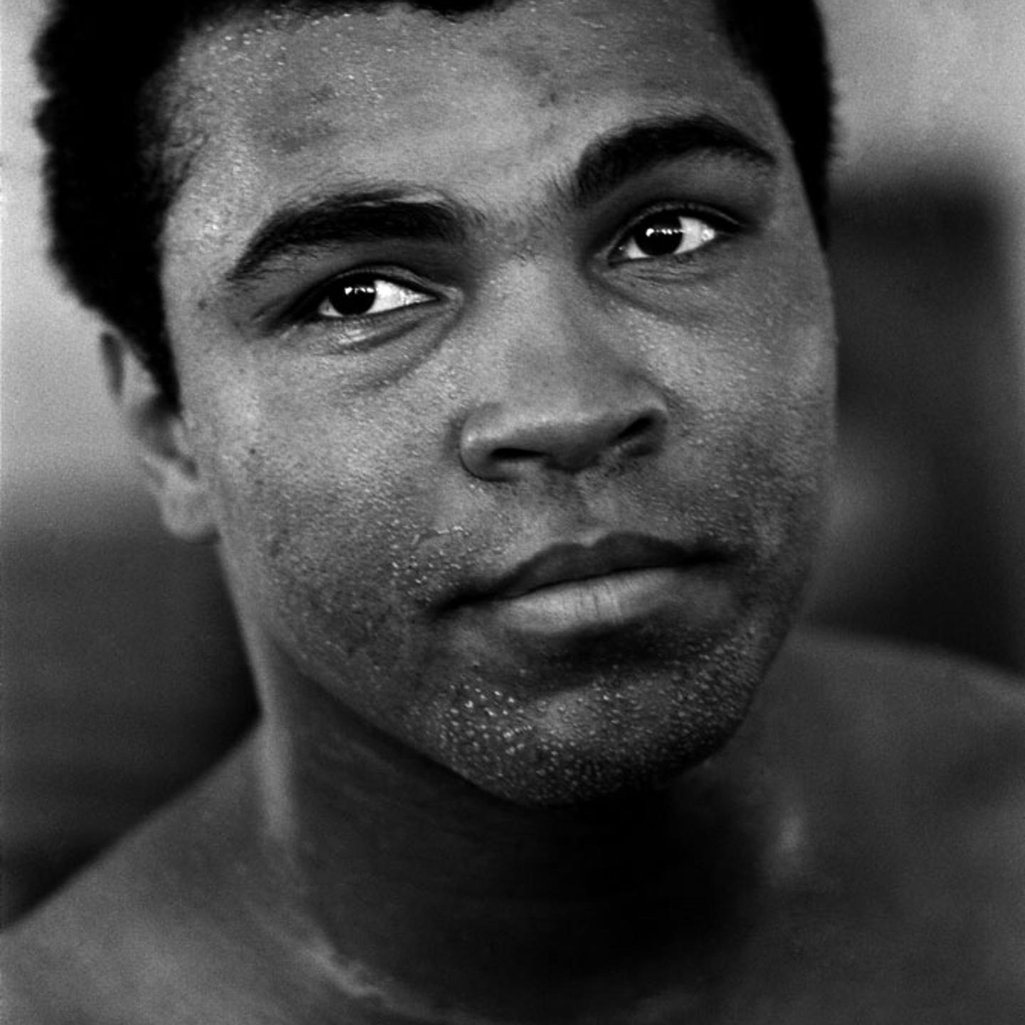 Muhammad Ali in training in Miami Florida, 1971.