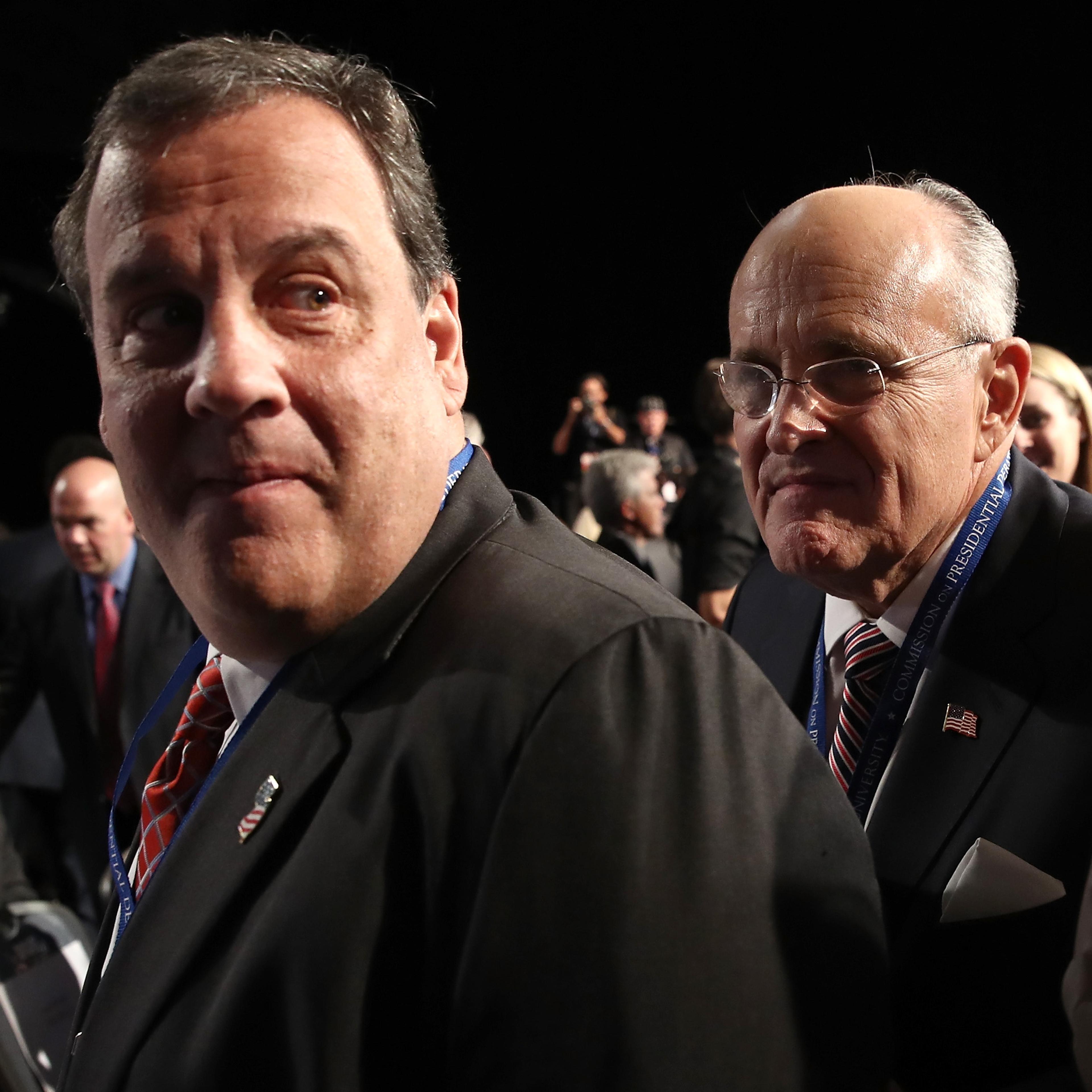 christie giuliani surrogates defend trump taxes