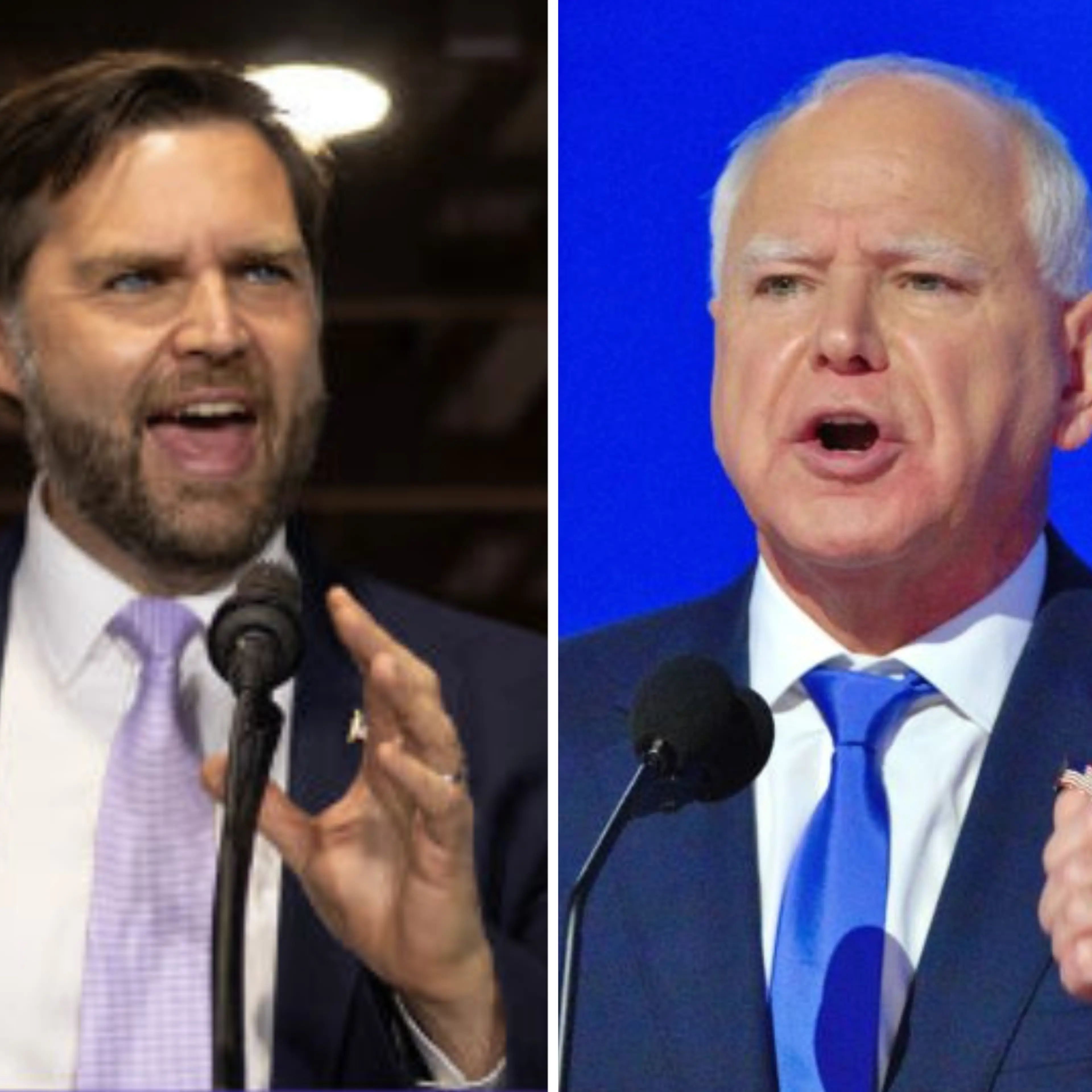 J.D. Vance and Tim Walz will face each other in a vice-presidential debate.