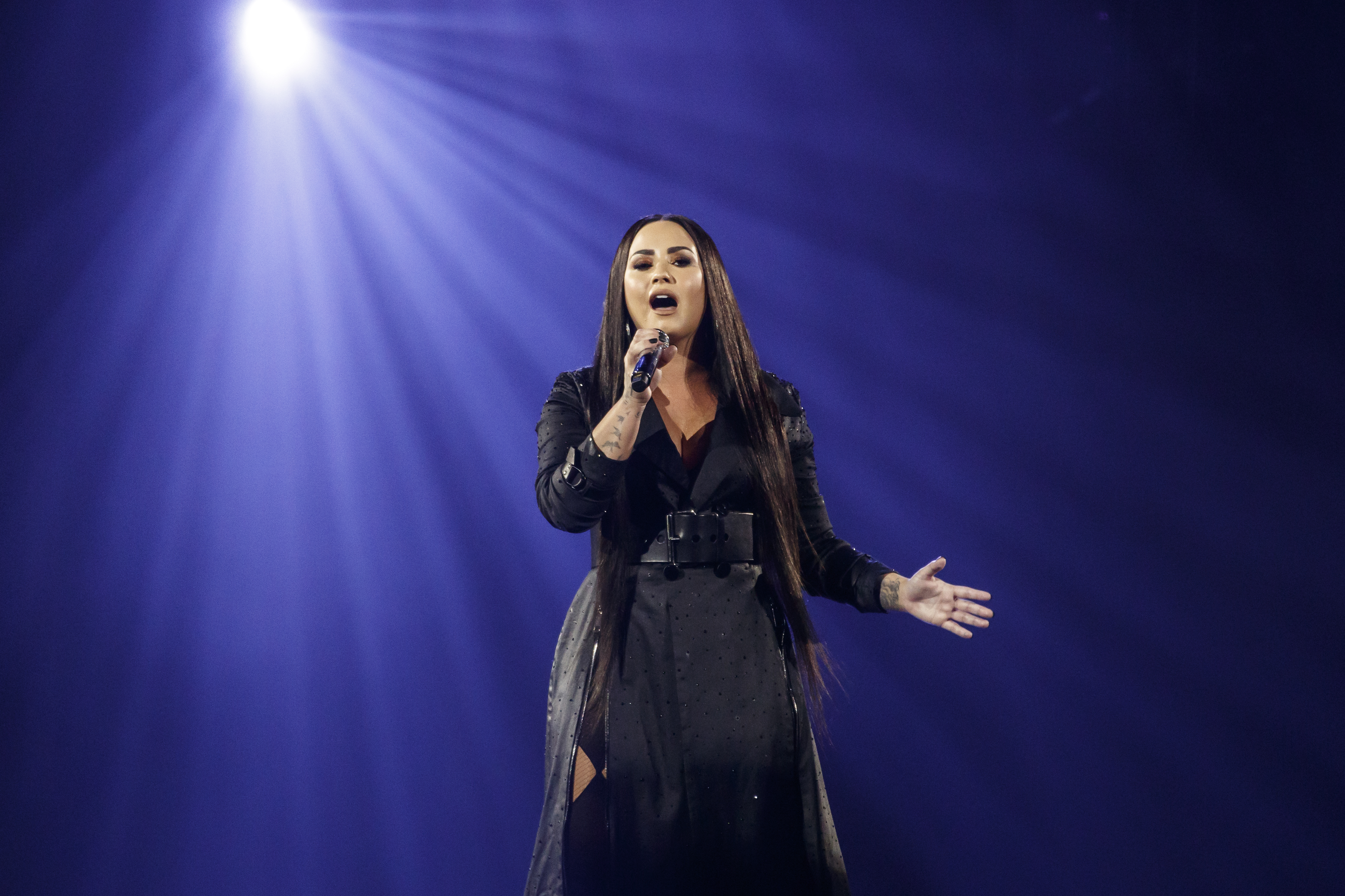 Demi Lovato Performs in Concert in Barcelona