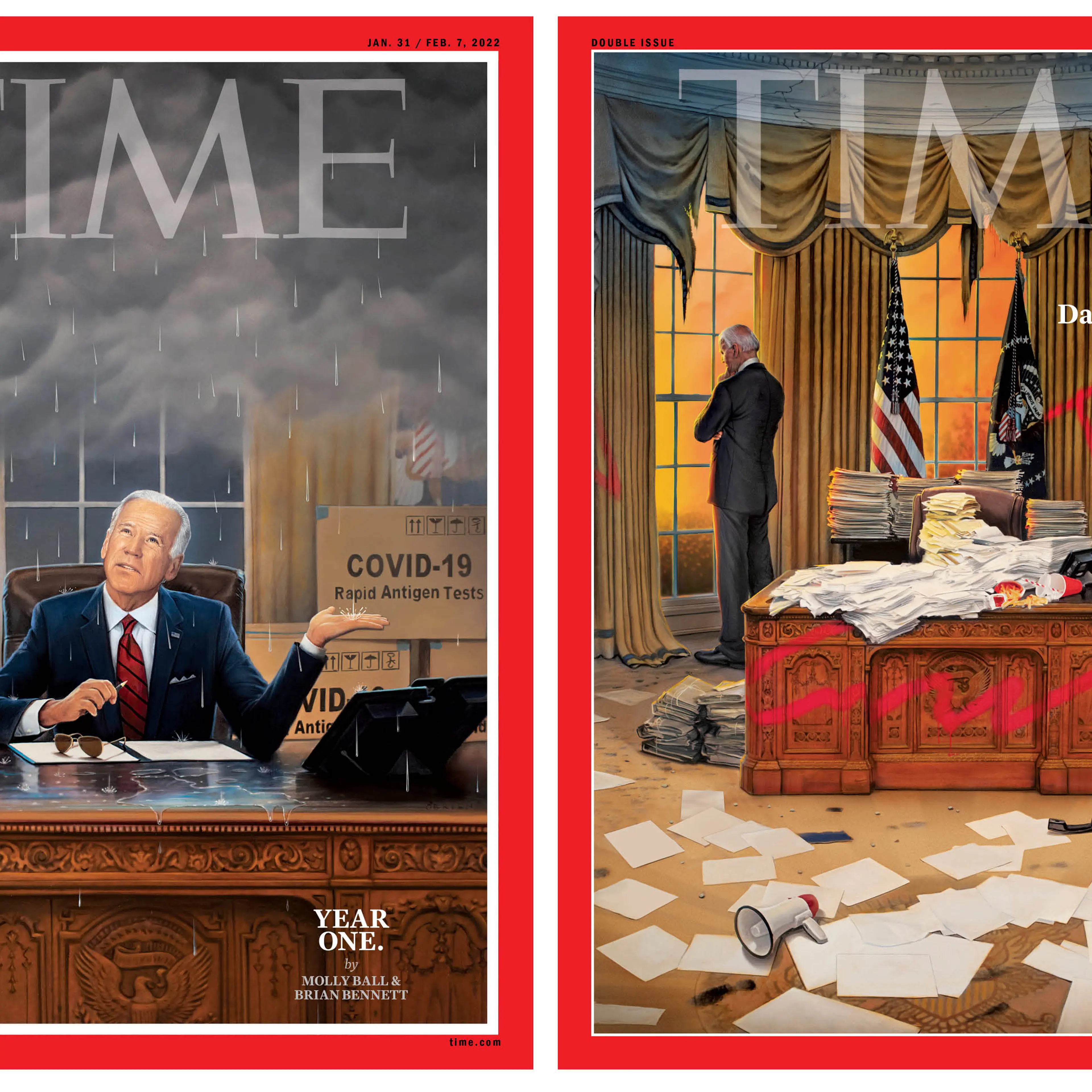 Joe Biden One Year Grid Tim O'Brien