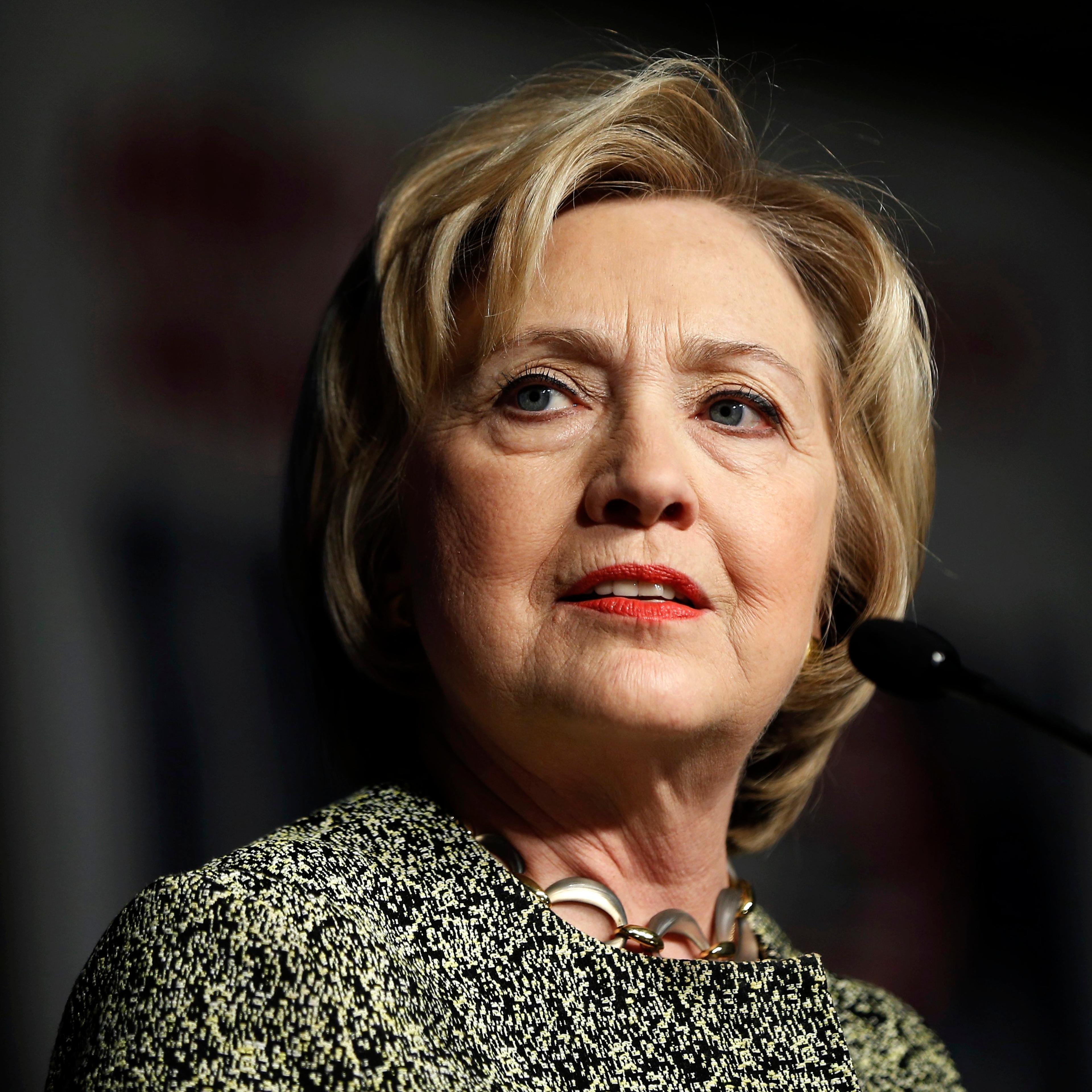 Hillary Clinton speaks at the Pennsylvania AFL-CIO Convention in Philadelphia on April 6, 2016.