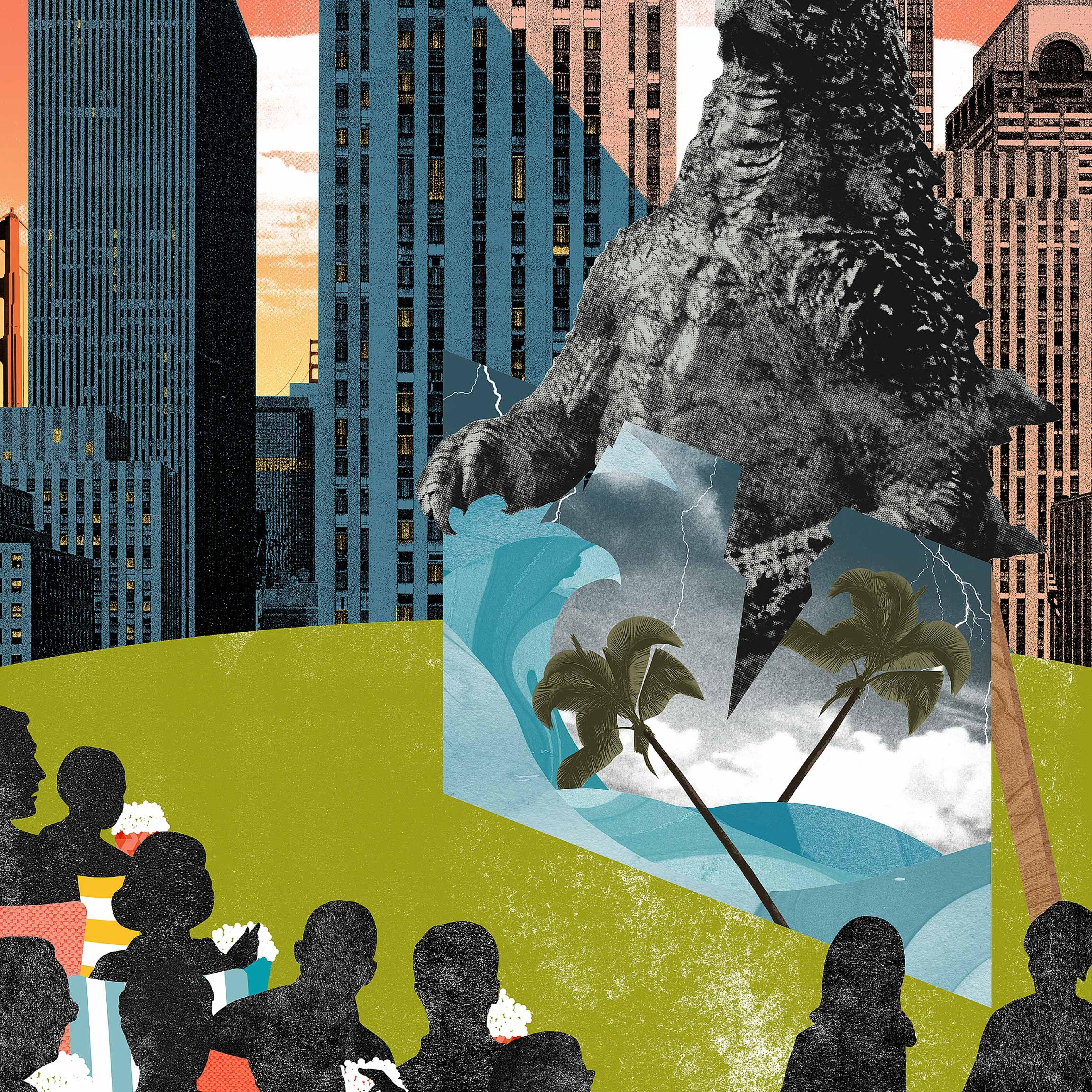 Godzilla Illustration 2014