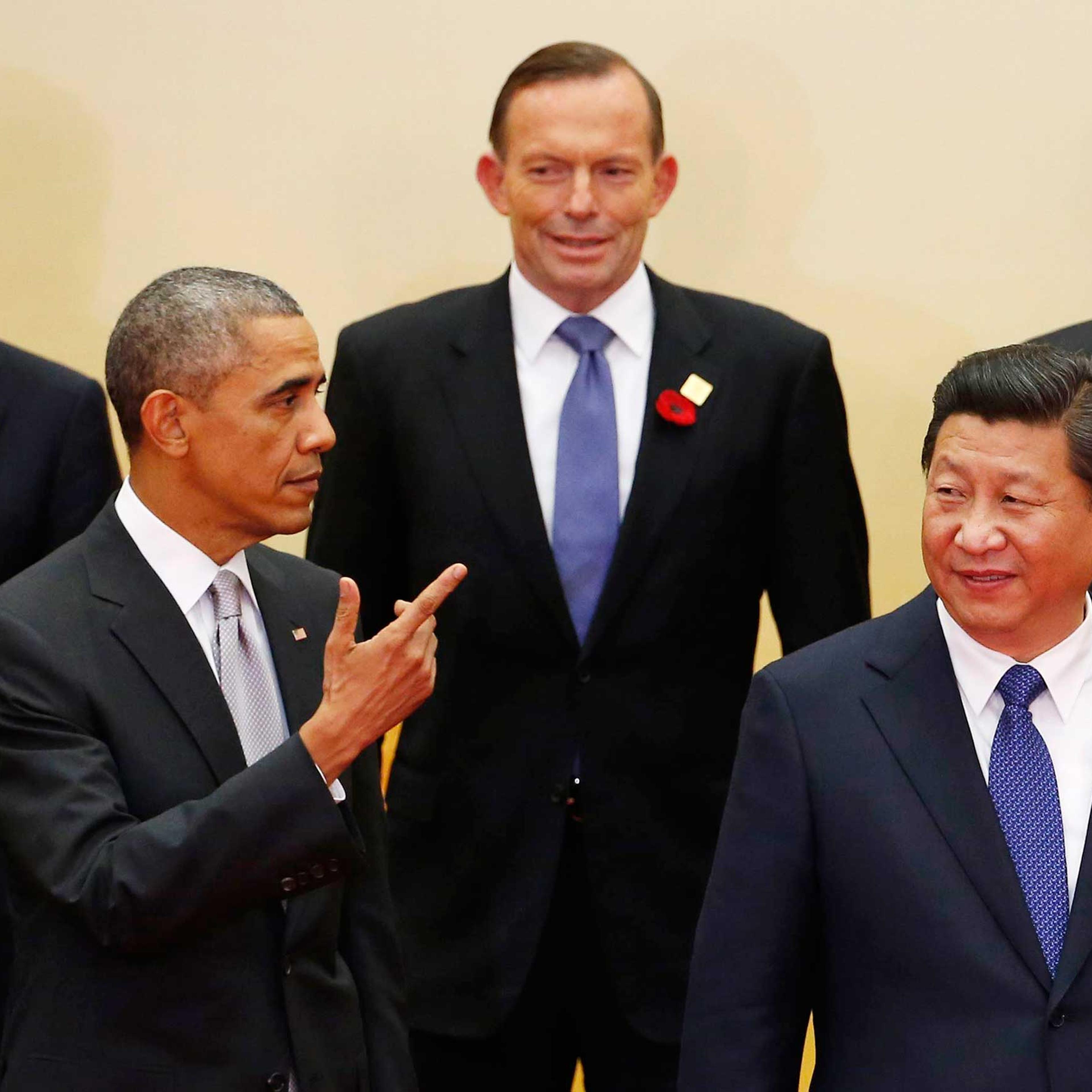 A family photo shoot fir the APEC leaders' meeting at the International Convention Center at Yanqi Lake in Beijing