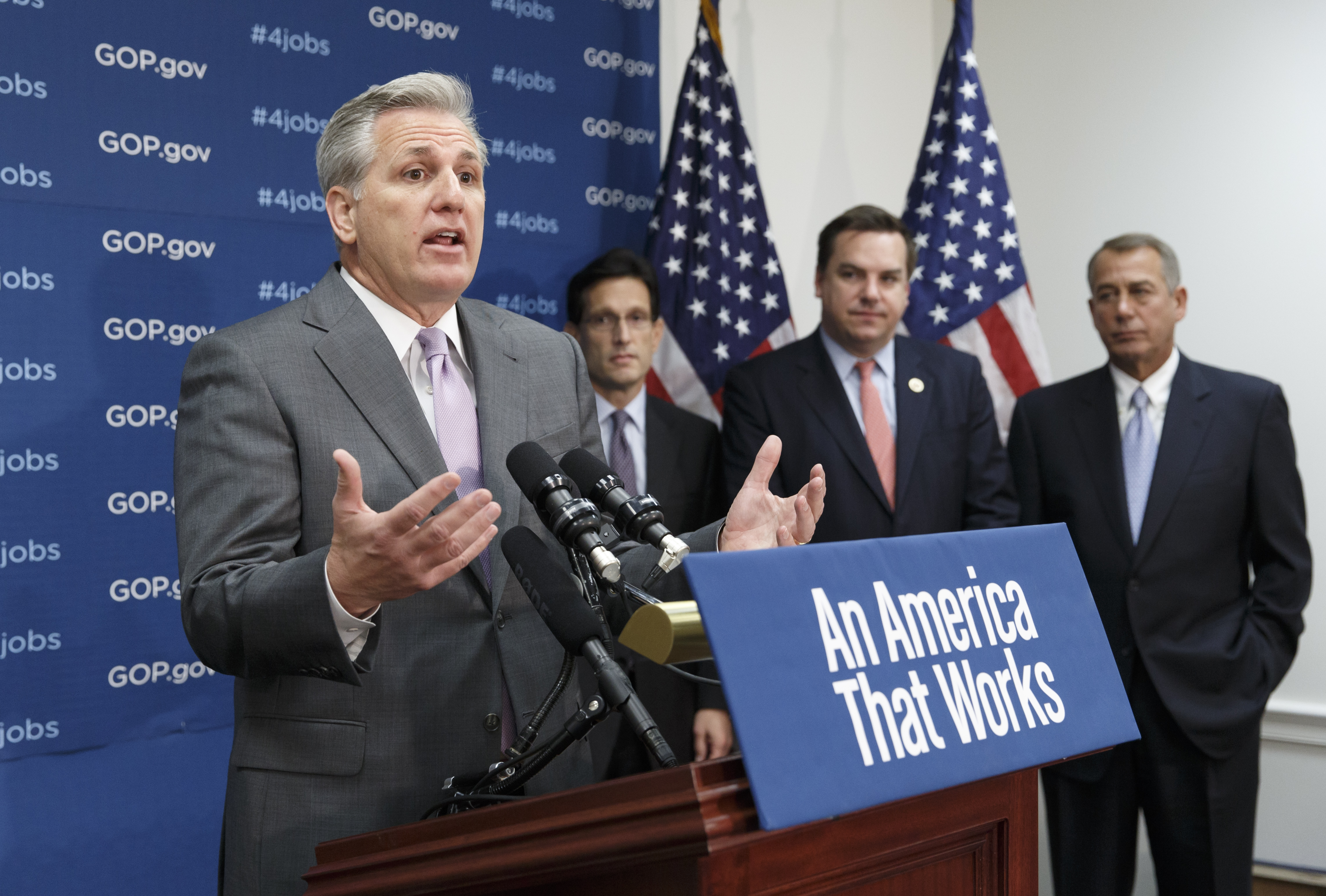 John Boehner, Kevin McCarthy, Eric Cantor, Richard Hudson