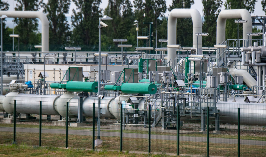Piping systems of the Nord Stream 1 Baltic Sea pipeline
