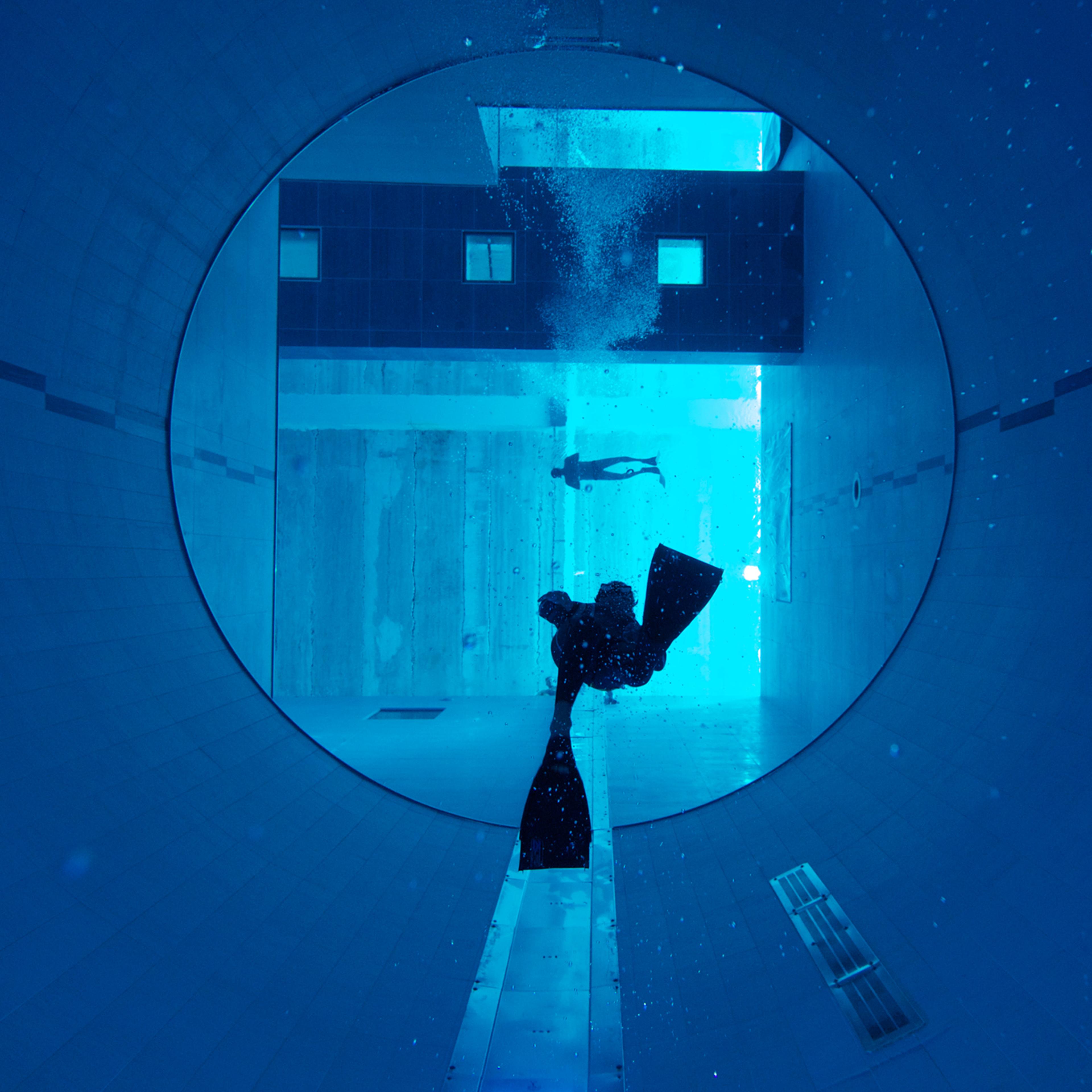 A view of the pool taken near the bottom.