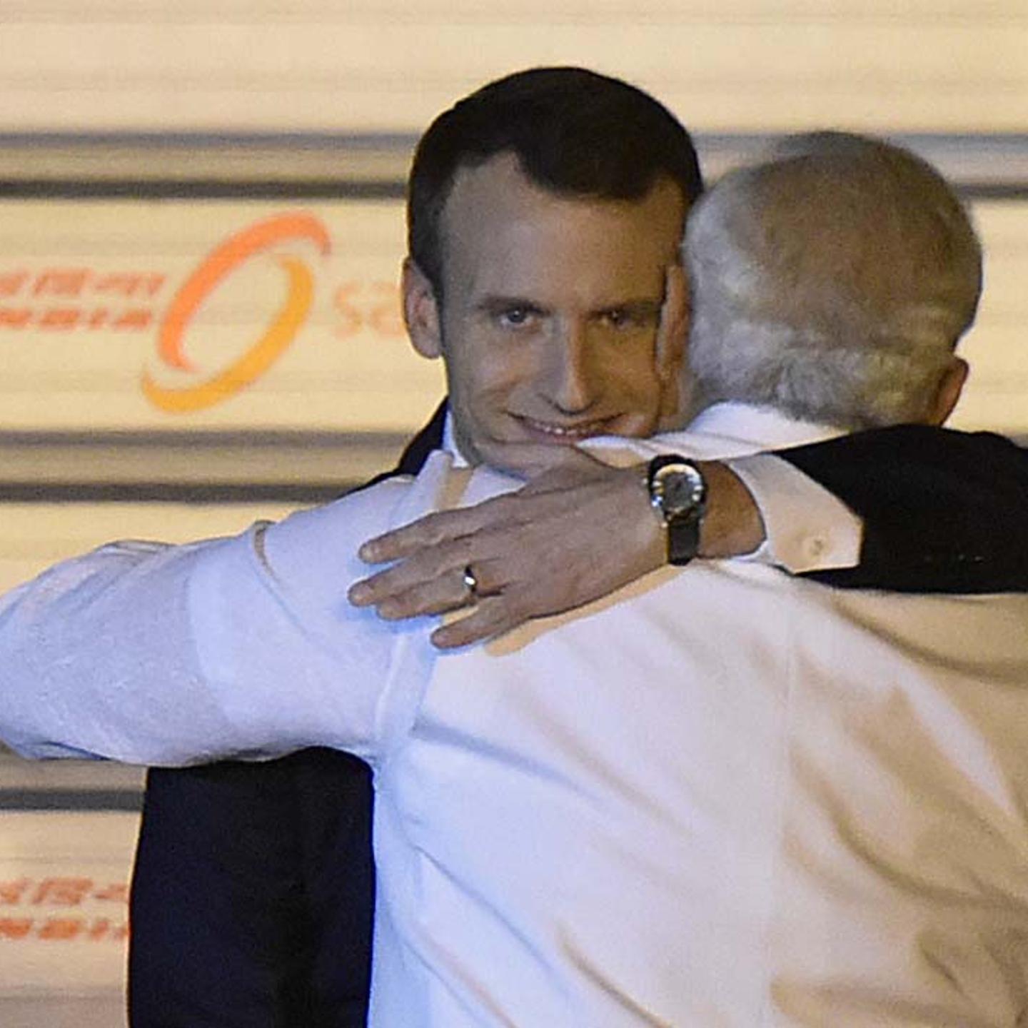 French President Emmanuel Macron Arrives In India For A Three-Day Visit