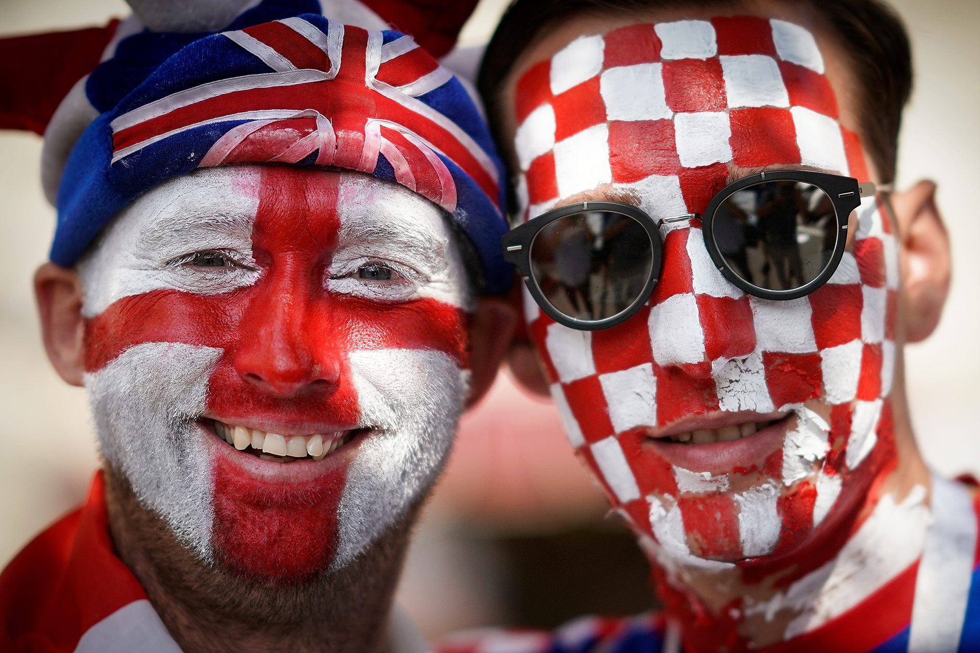 Atmosphere Builds In Moscow As England Take On Croatia In The World Cup Semi-final