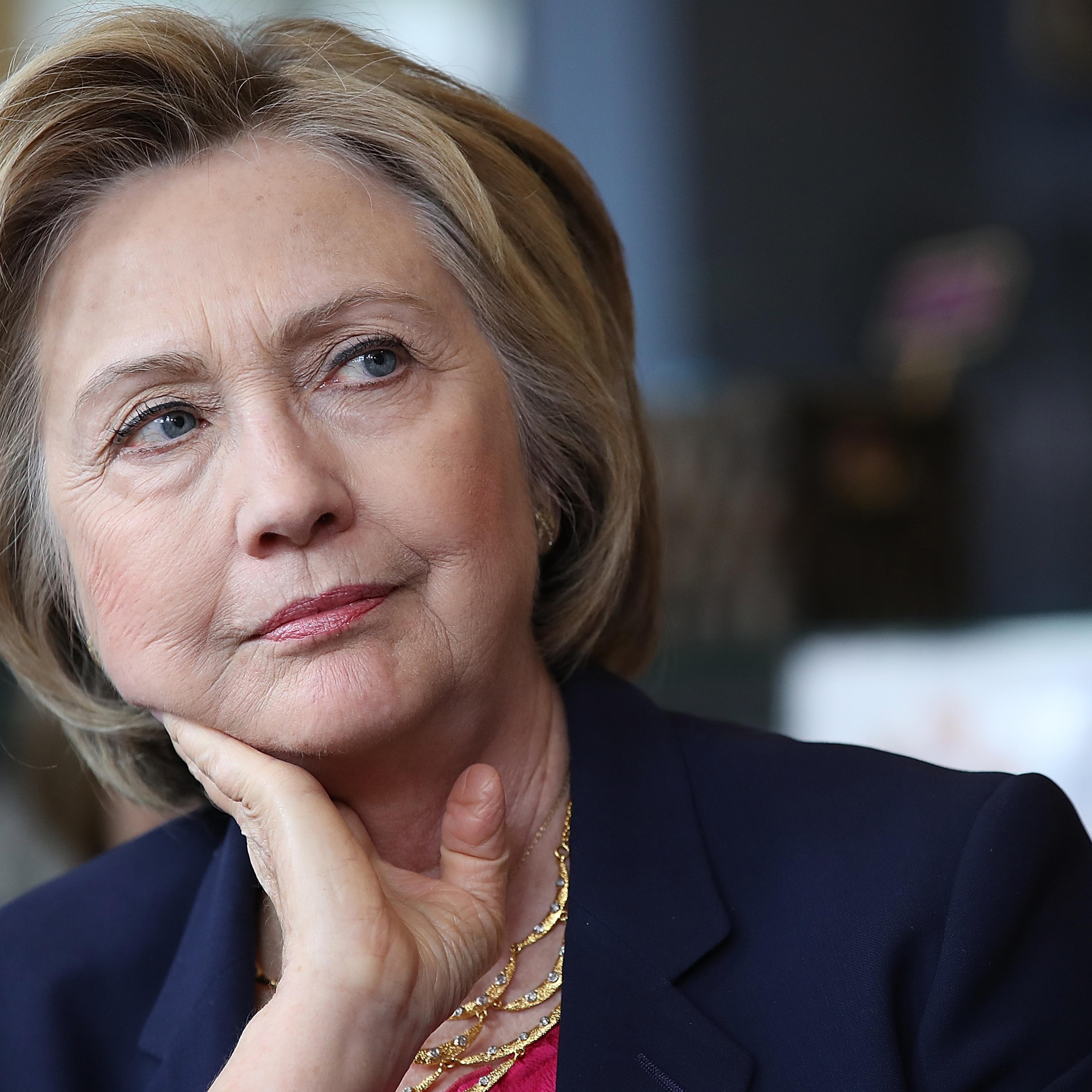 Democratic Presidential Candidate Hillary Clinton Campaigns In Virginia
