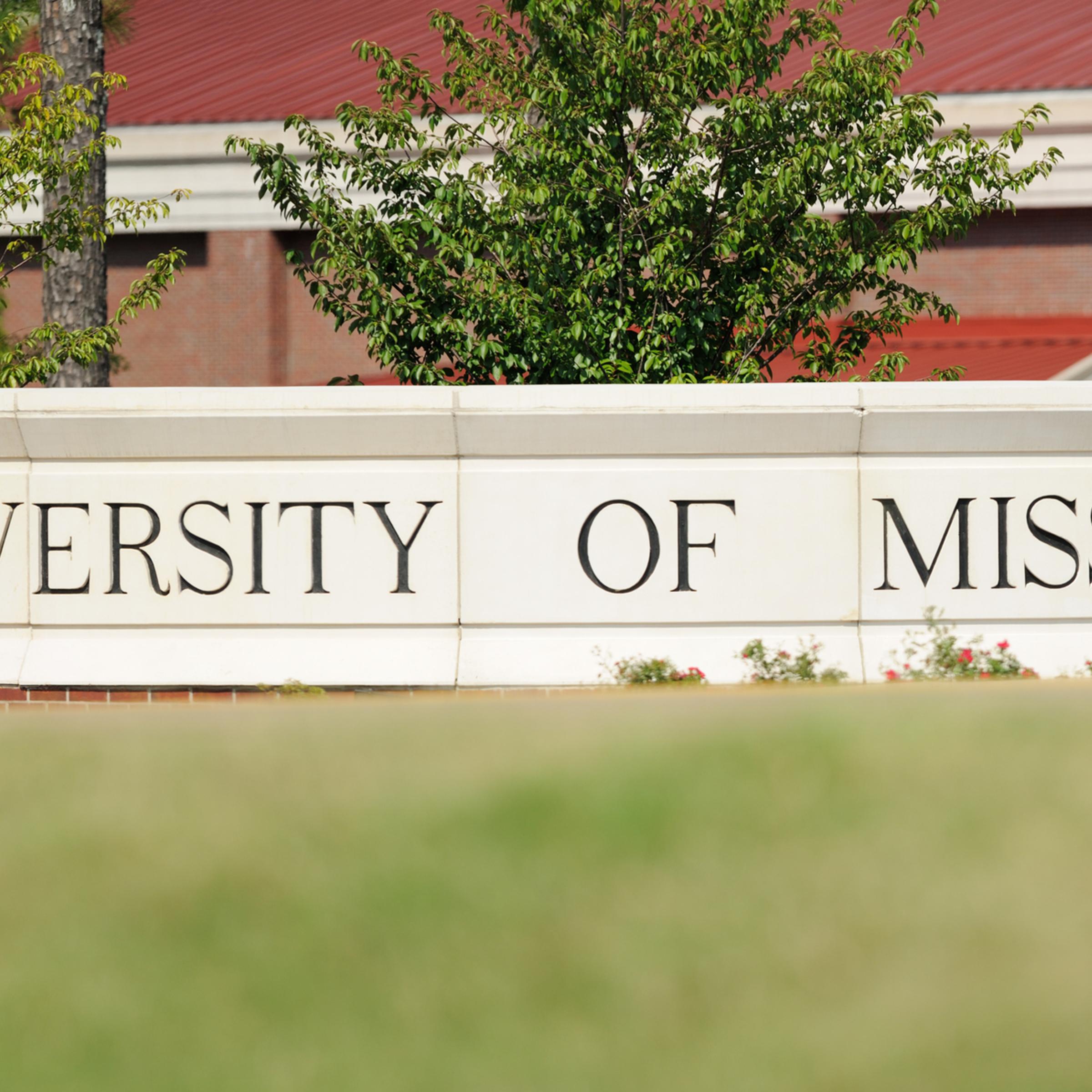 University of Mississippi sign