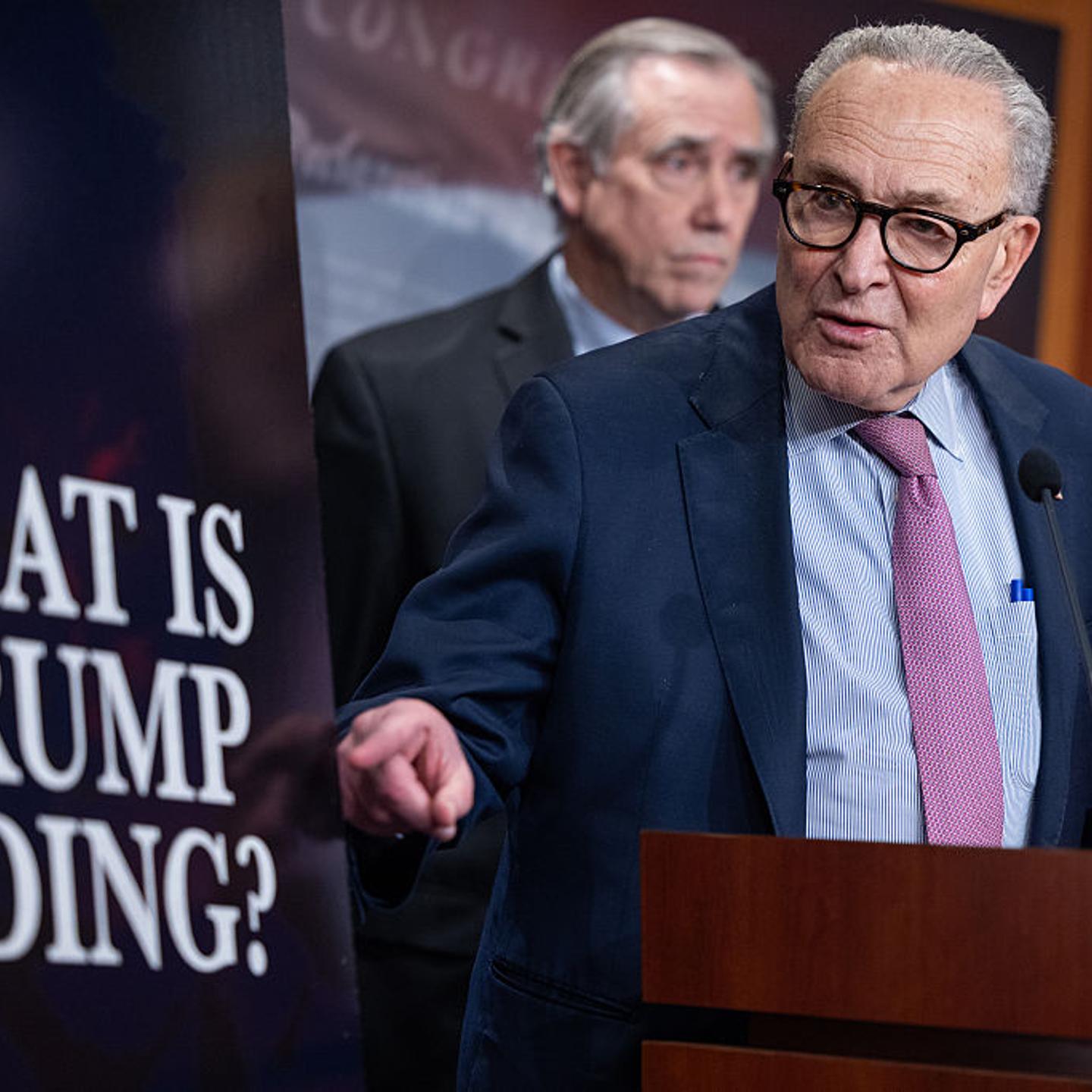 Senate Dems Epstein Presser