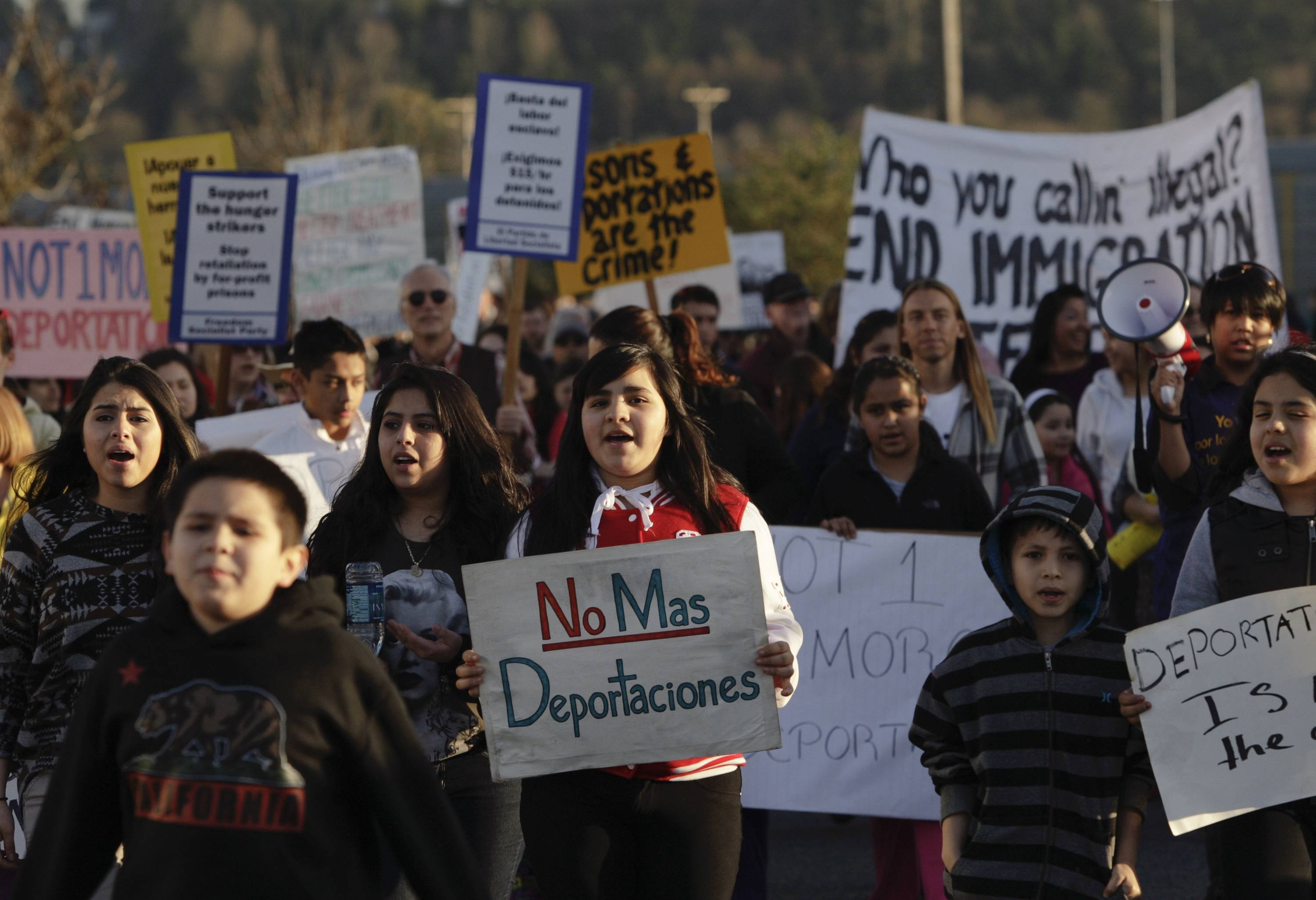 Immigration Reform Rally / Protest in Tacoma, Washington