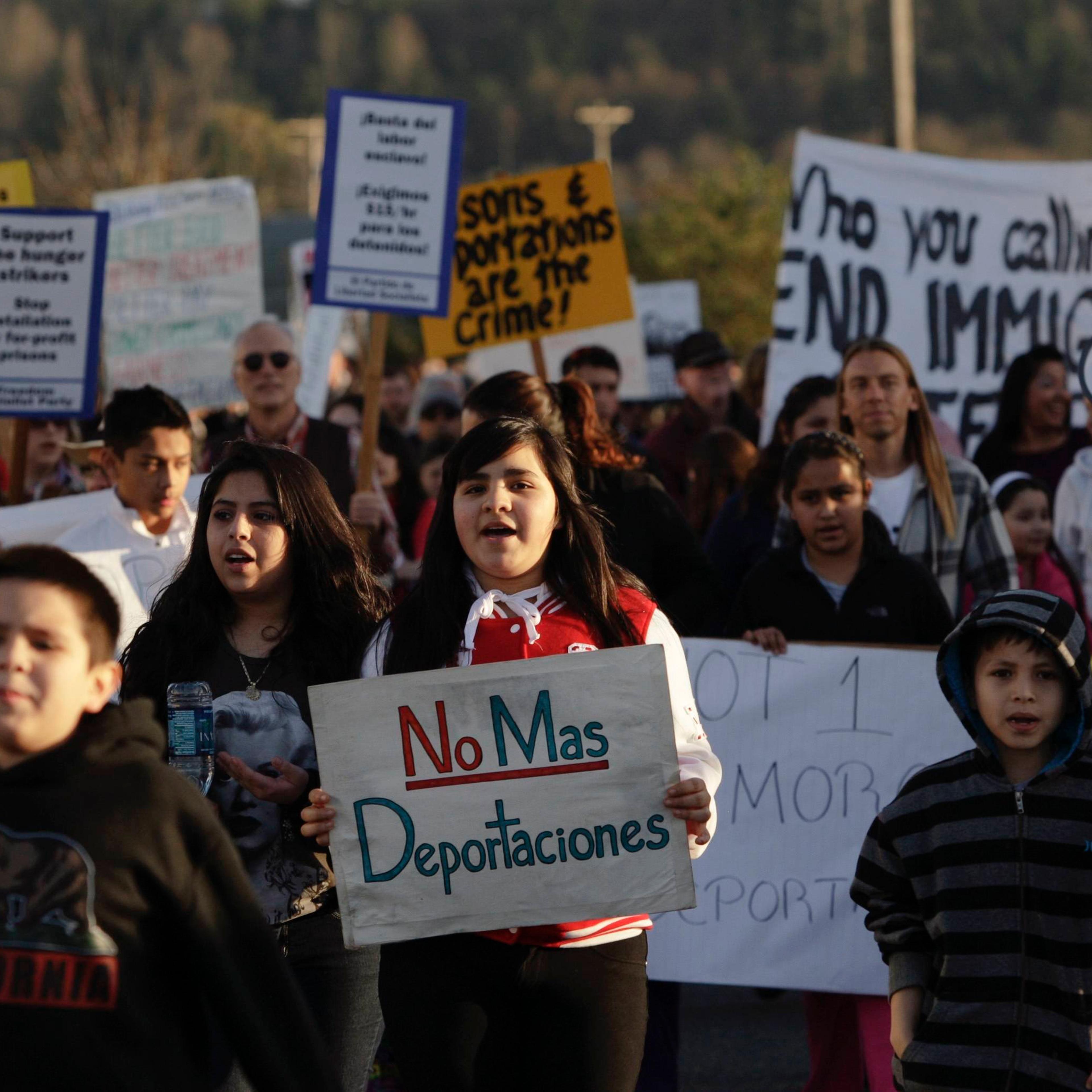 Immigration Reform Rally / Protest in Tacoma, Washington