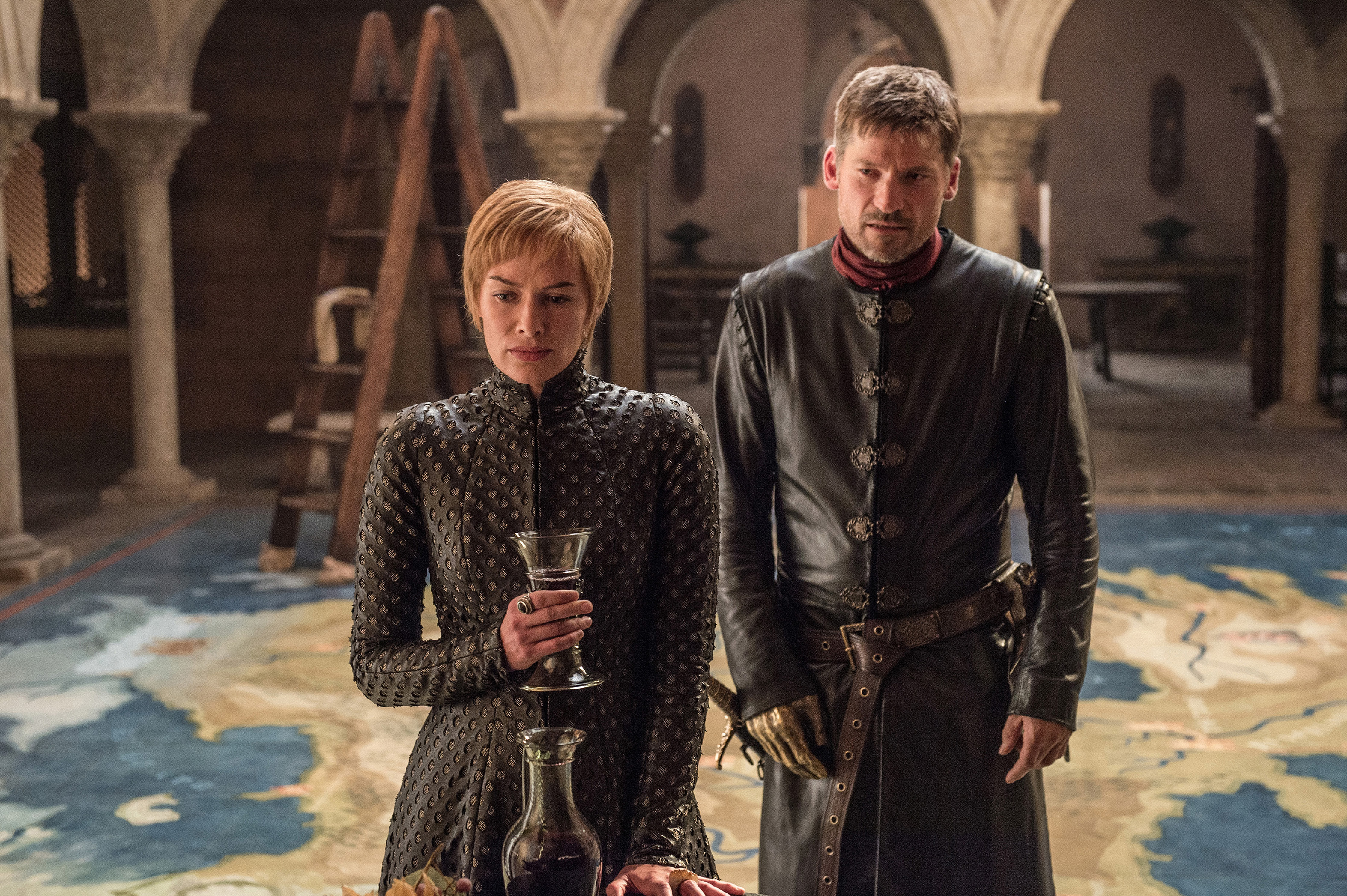 Lena Headey and Nikolaj Coster-Waldau in Game of Thrones