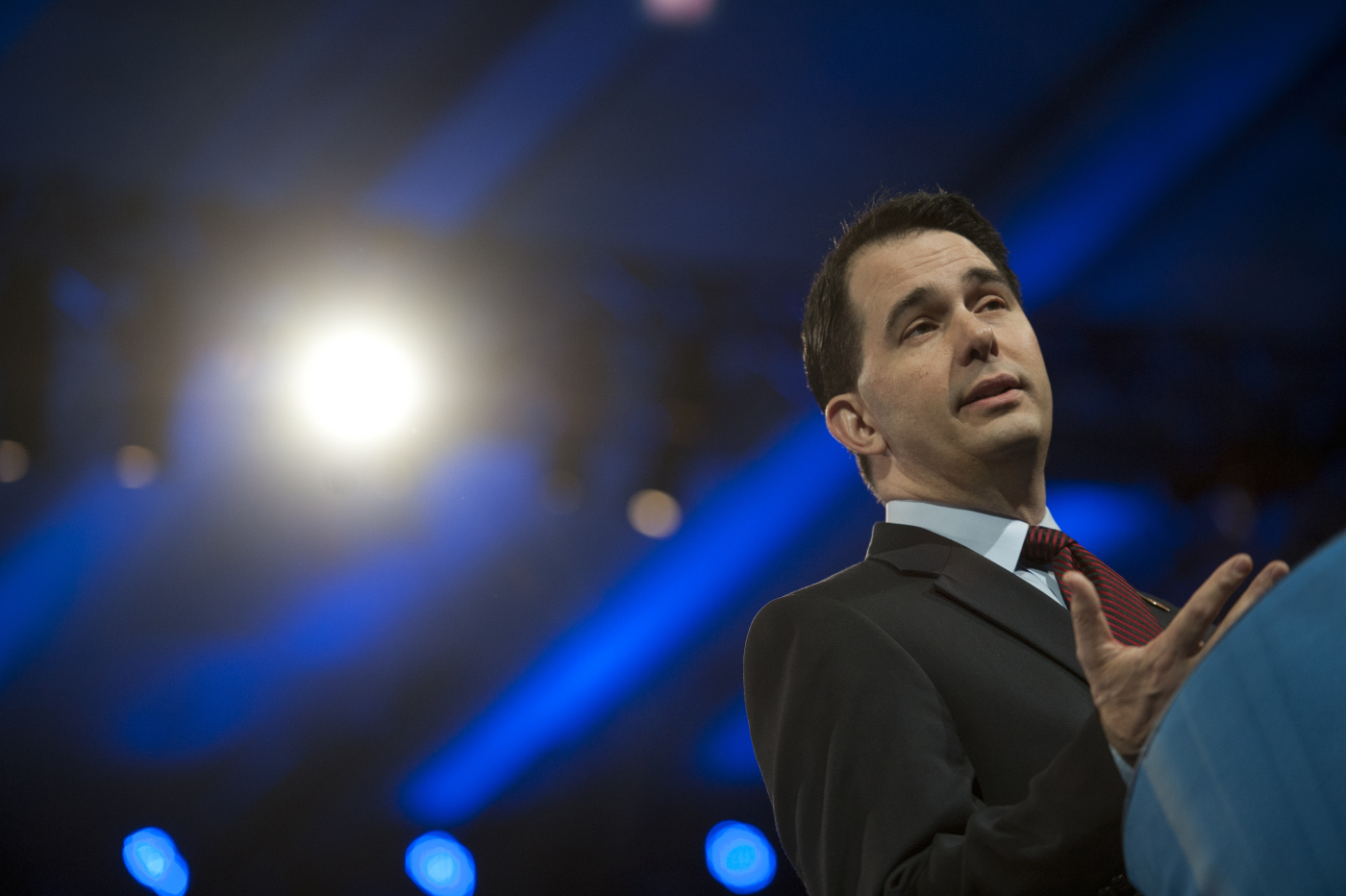 Wisconsin Governor Scott Walker during the 2013 Conservative Political Action Conference at the Gaylord National Resort & Conference Center at National Harbor, Md., on March 16, 2013.