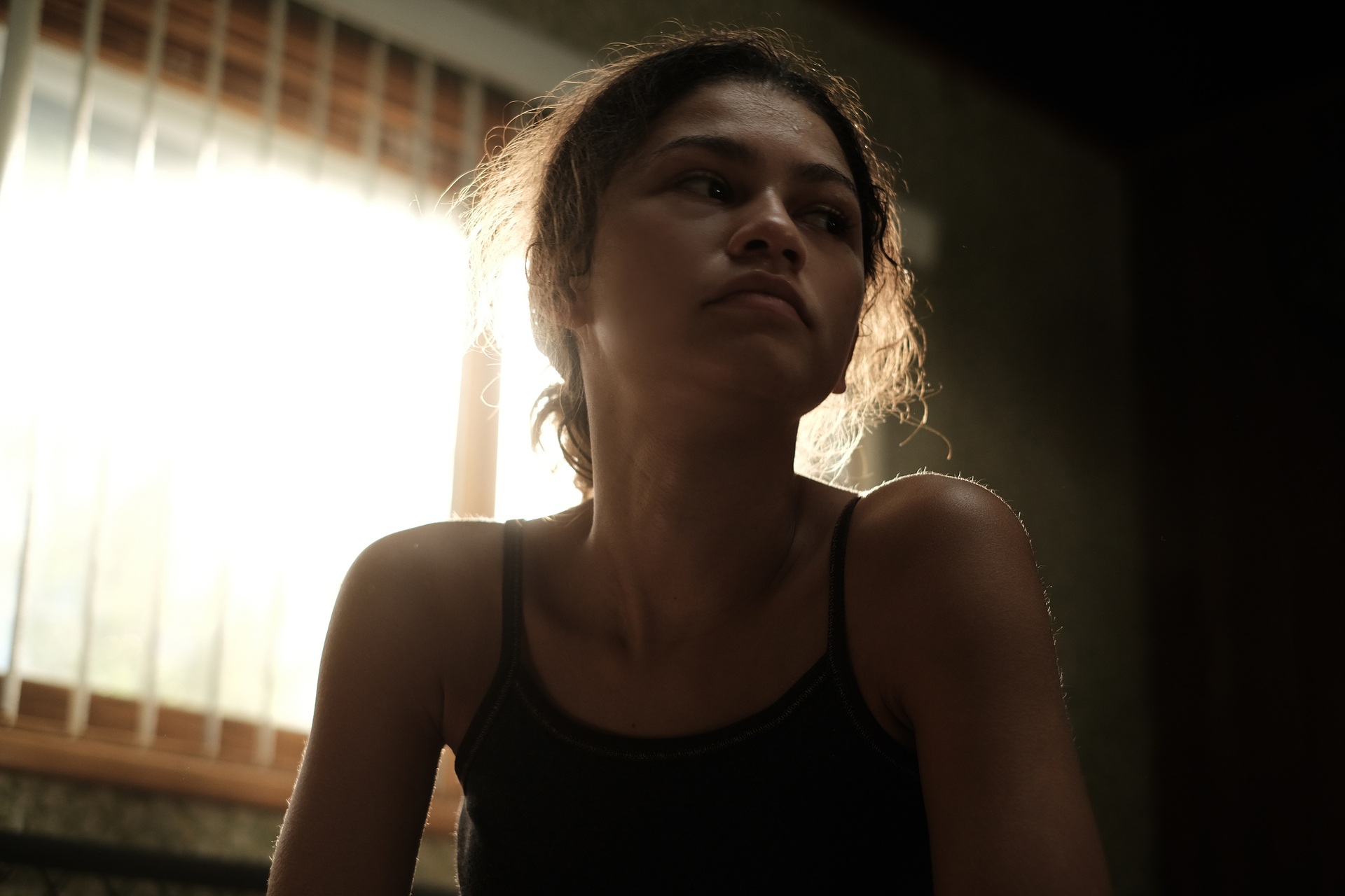 Zendaya as Rue in "Euphoria"