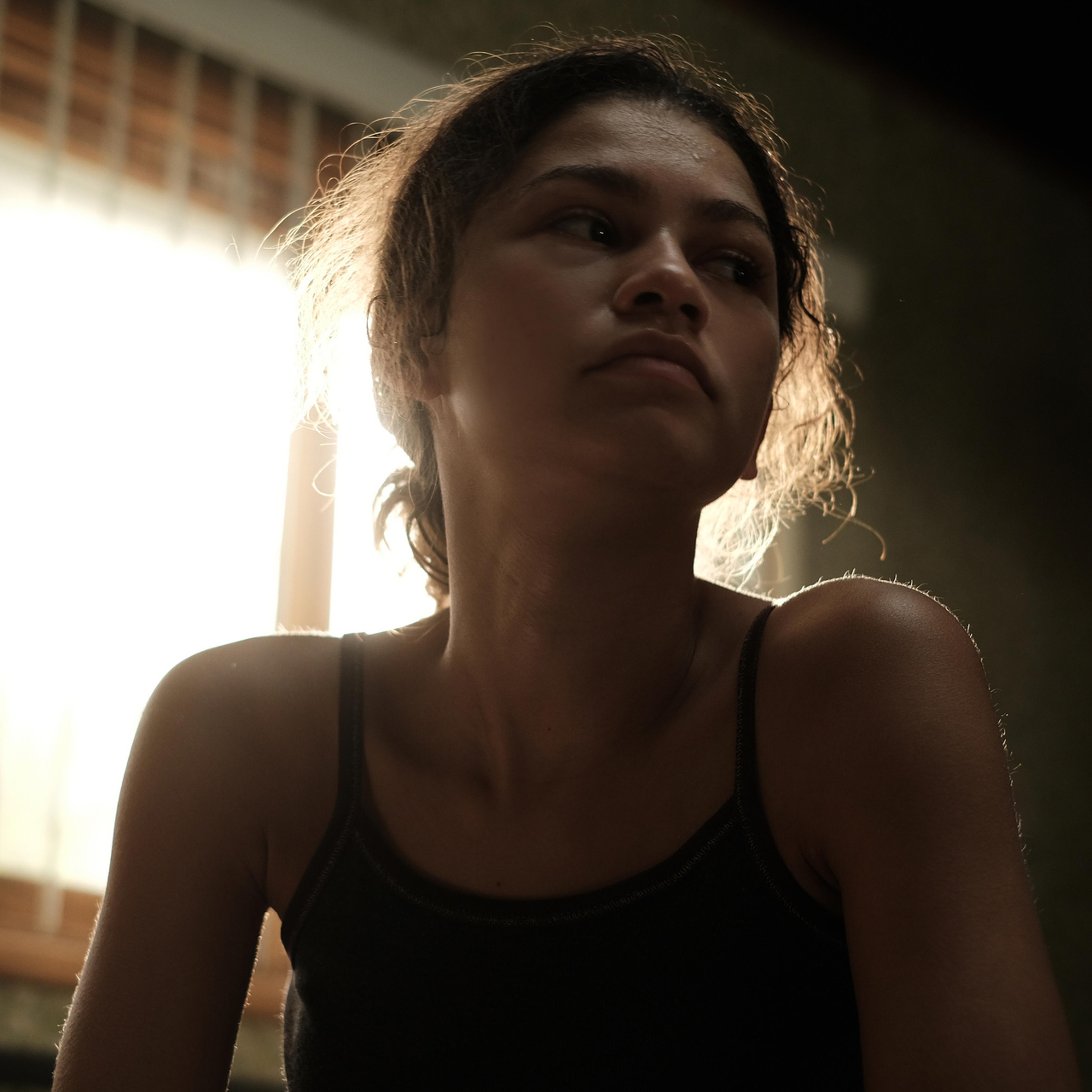 Zendaya as Rue in "Euphoria"