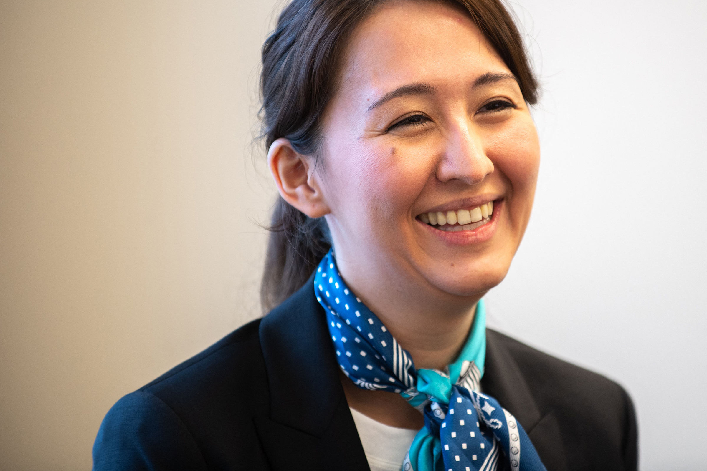 Arfiya Eri of the Liberal Democratic Party (LDP) on June 15, 2022. 