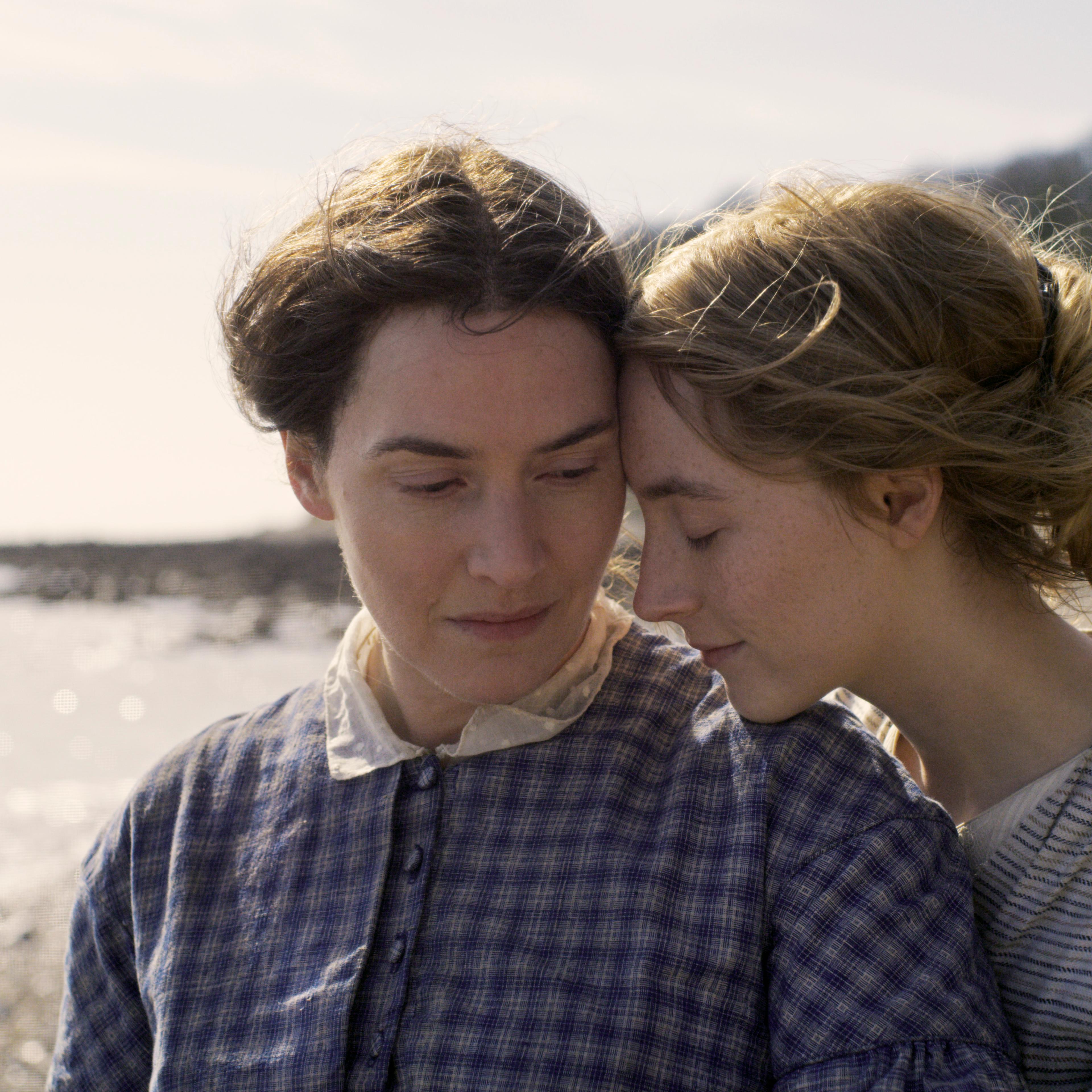 Kate Winslet and Saoirse Ronan in "Ammonite"