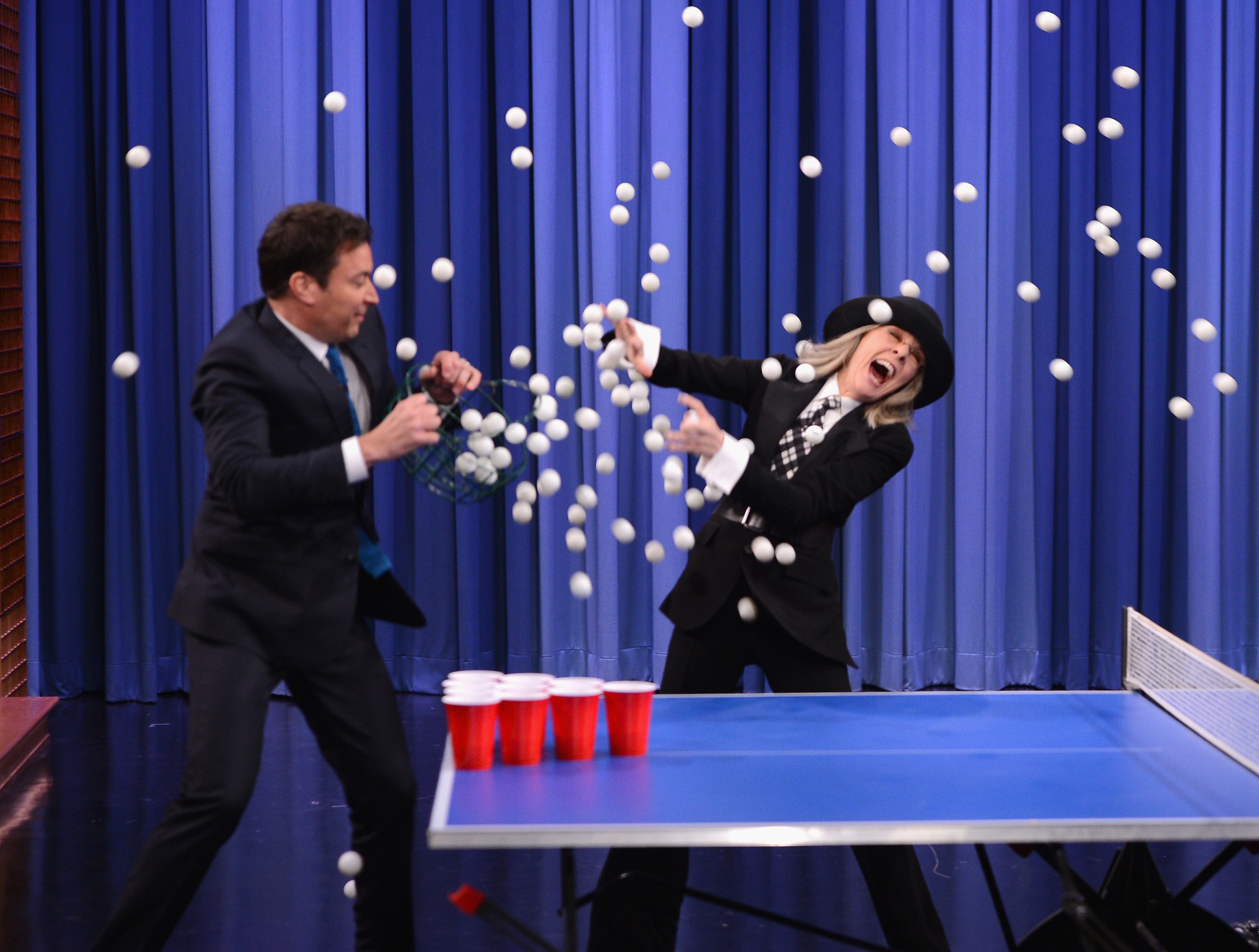 Diane Keaton Visits "The Tonight Show Starring Jimmy Fallon"