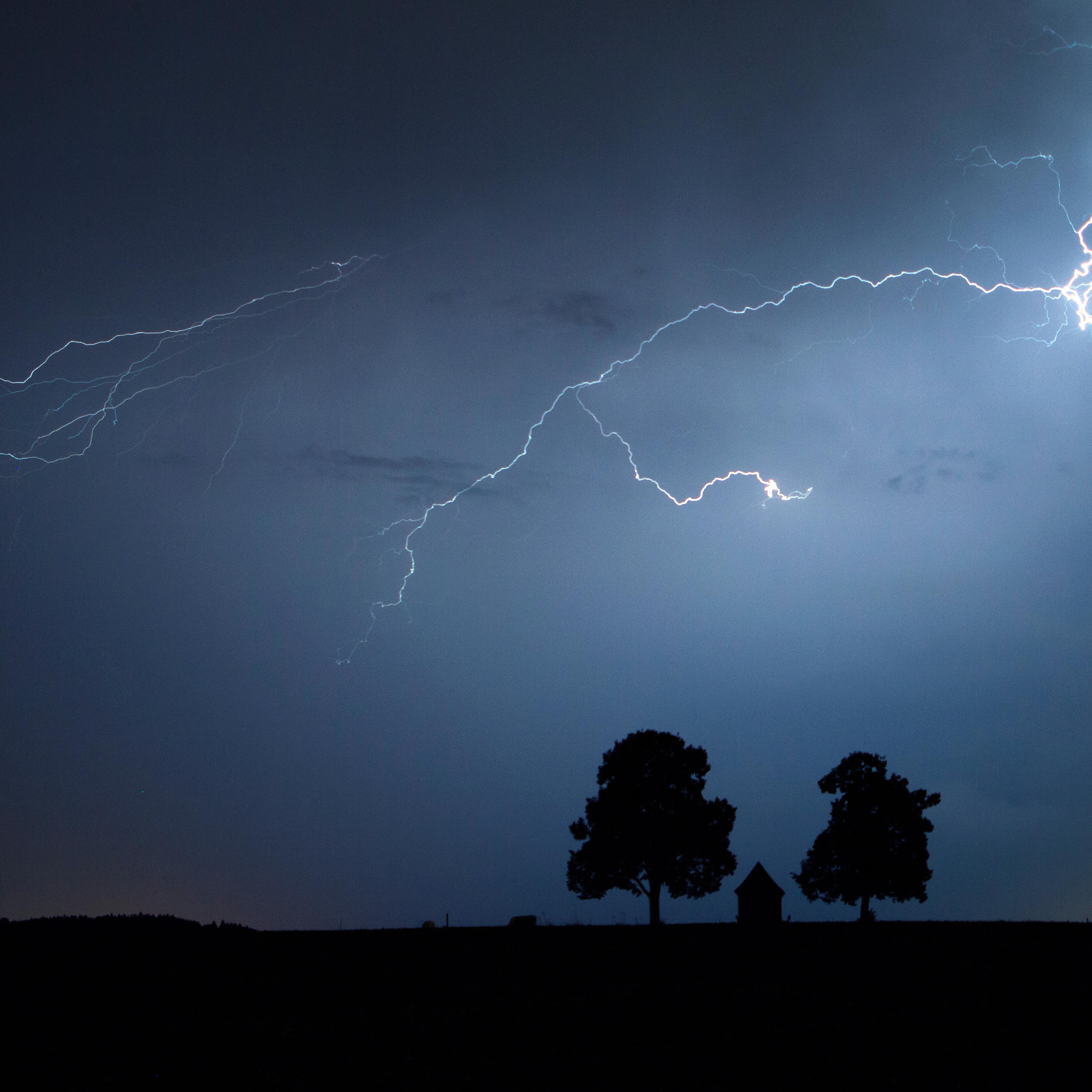 Thunderstorm near Rottweil