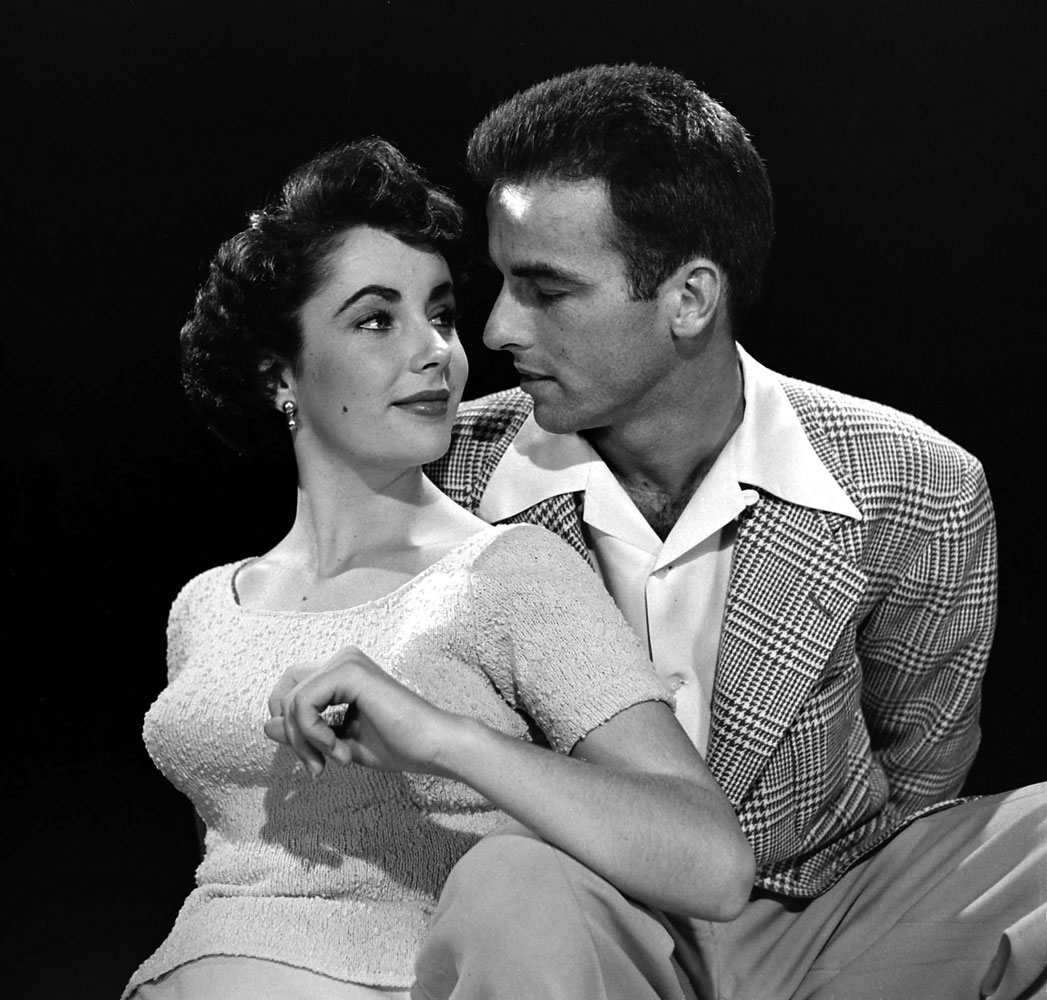 Elizabeth Taylor and Montgomery Clift, Hollywood, 1950.