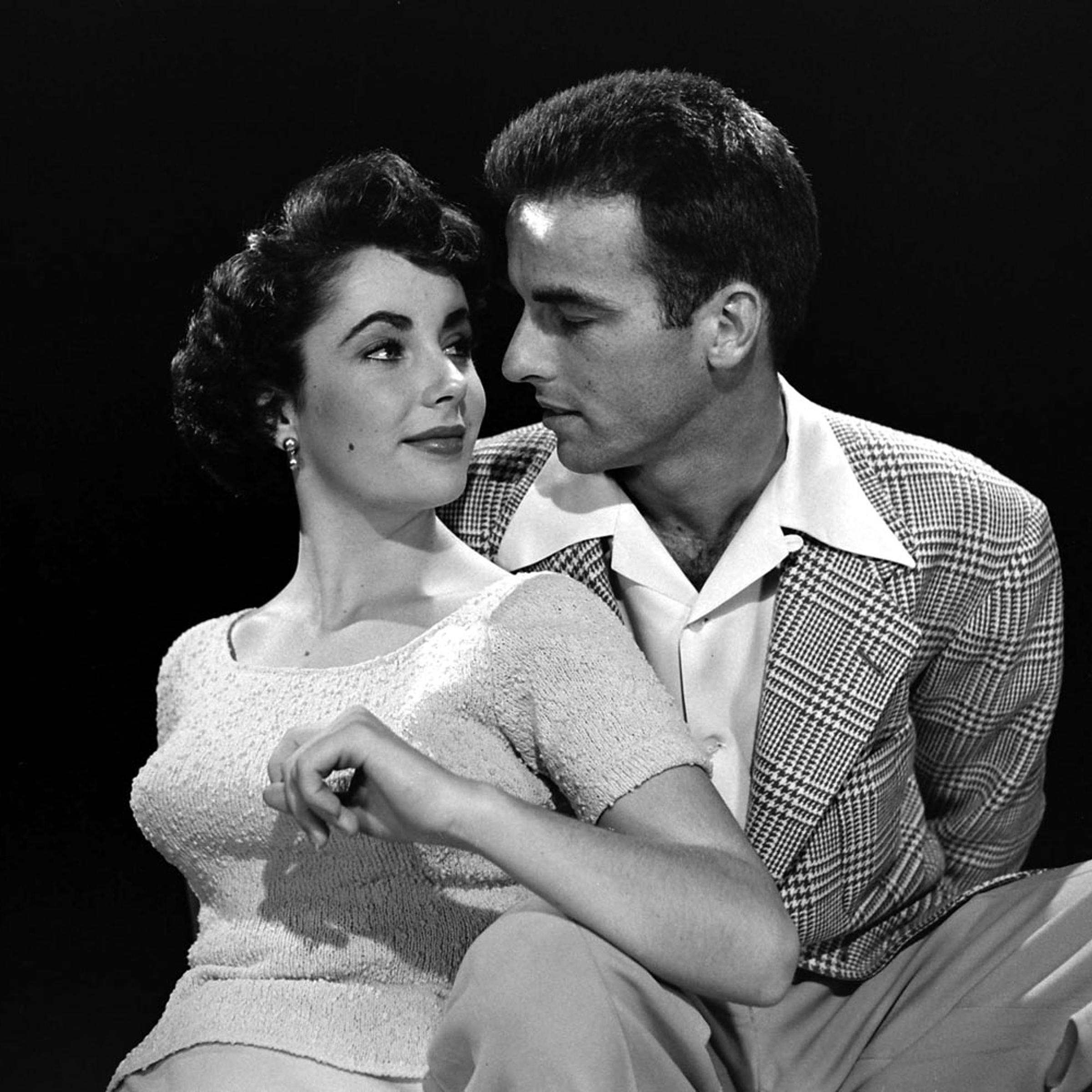 Elizabeth Taylor and Montgomery Clift, Hollywood, 1950.