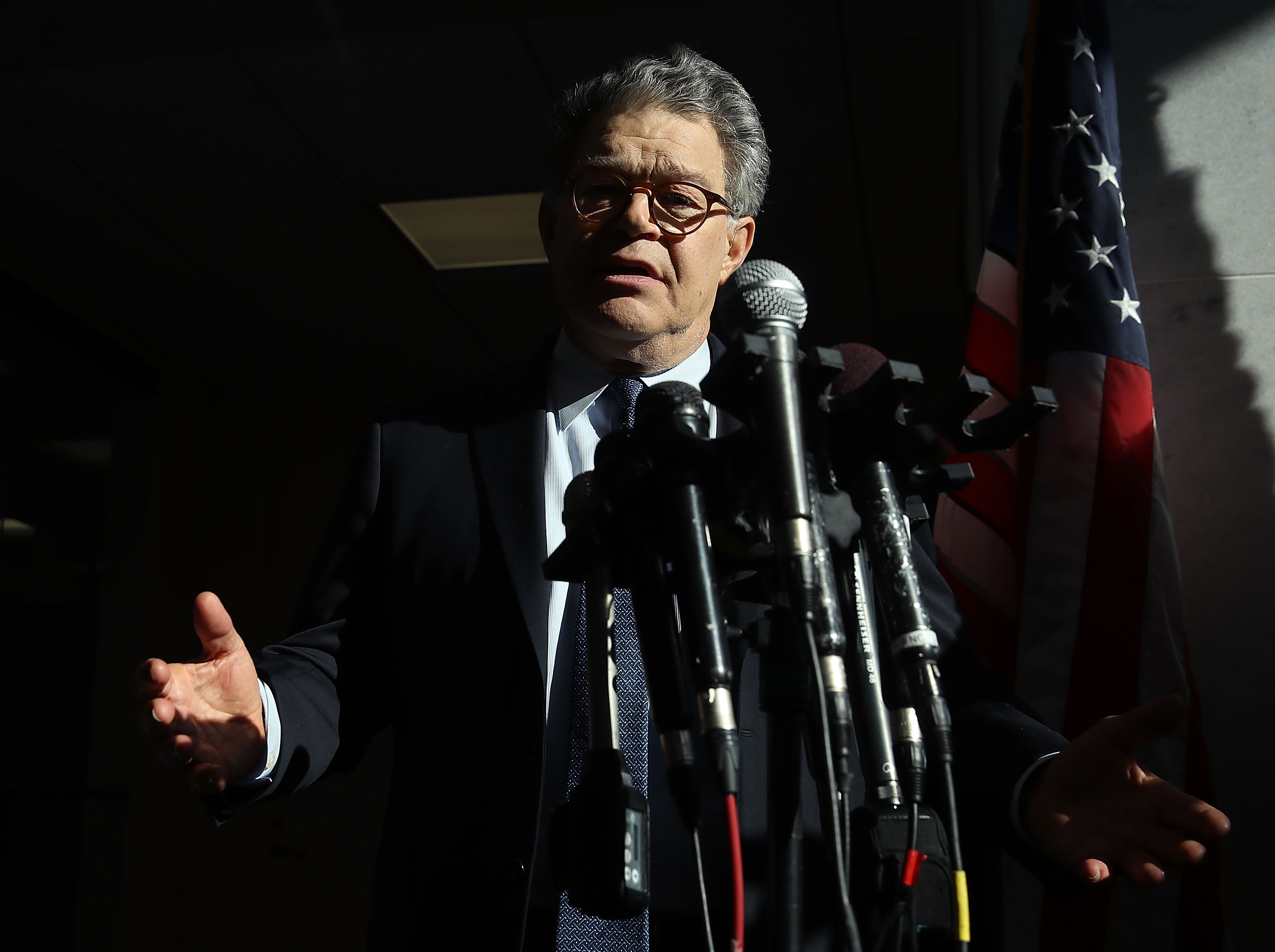 Sen. Al Franken Returns To Work On Capitol Hill After Sex Harrassment Claims