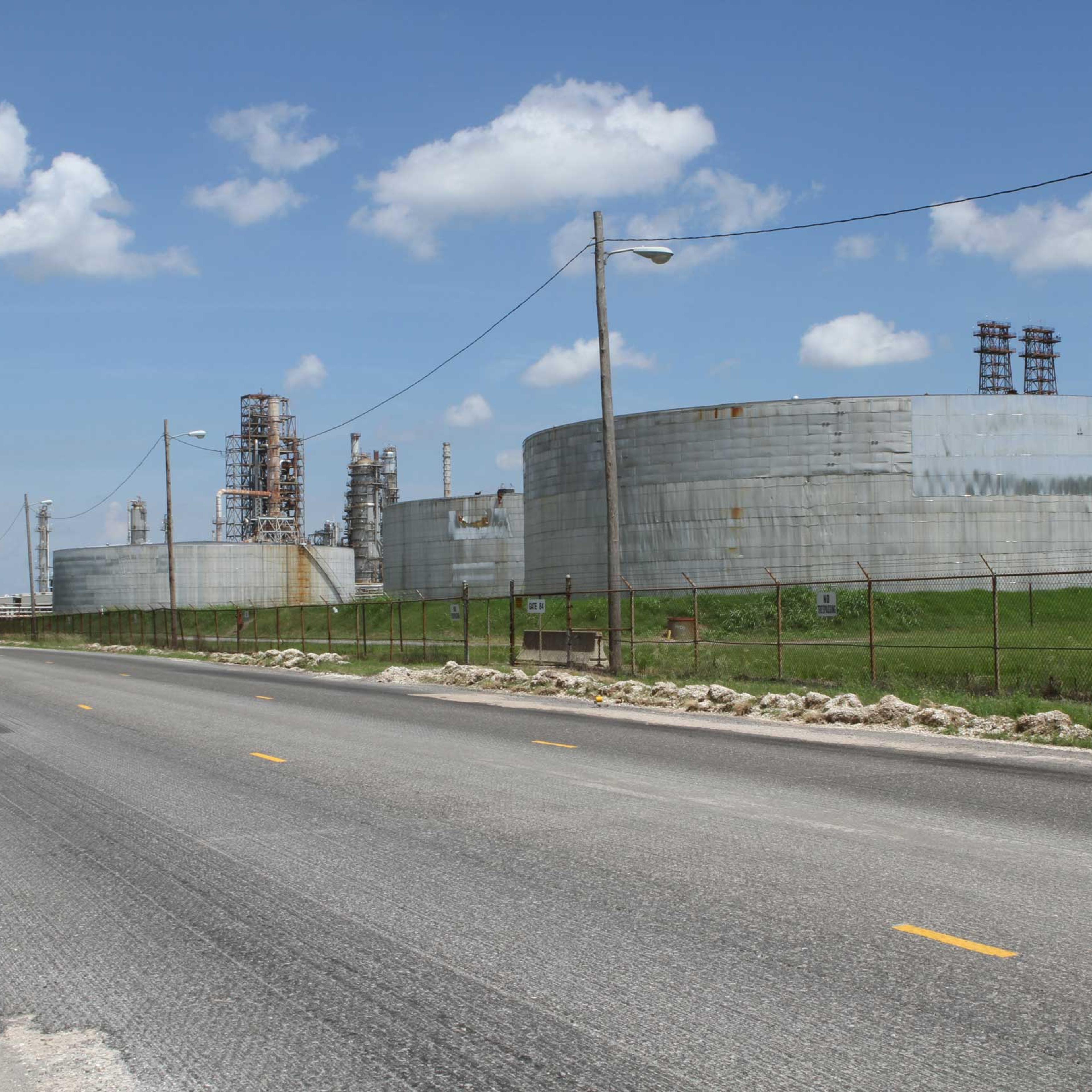 Dozens of companies have plans to build petrochemical plants, oil refineries and fertilizer facilities — such as this ConocoPhillips refinery in Westlake, Louisiana —to take advantage of cheap domestic natural gas from shale fields.