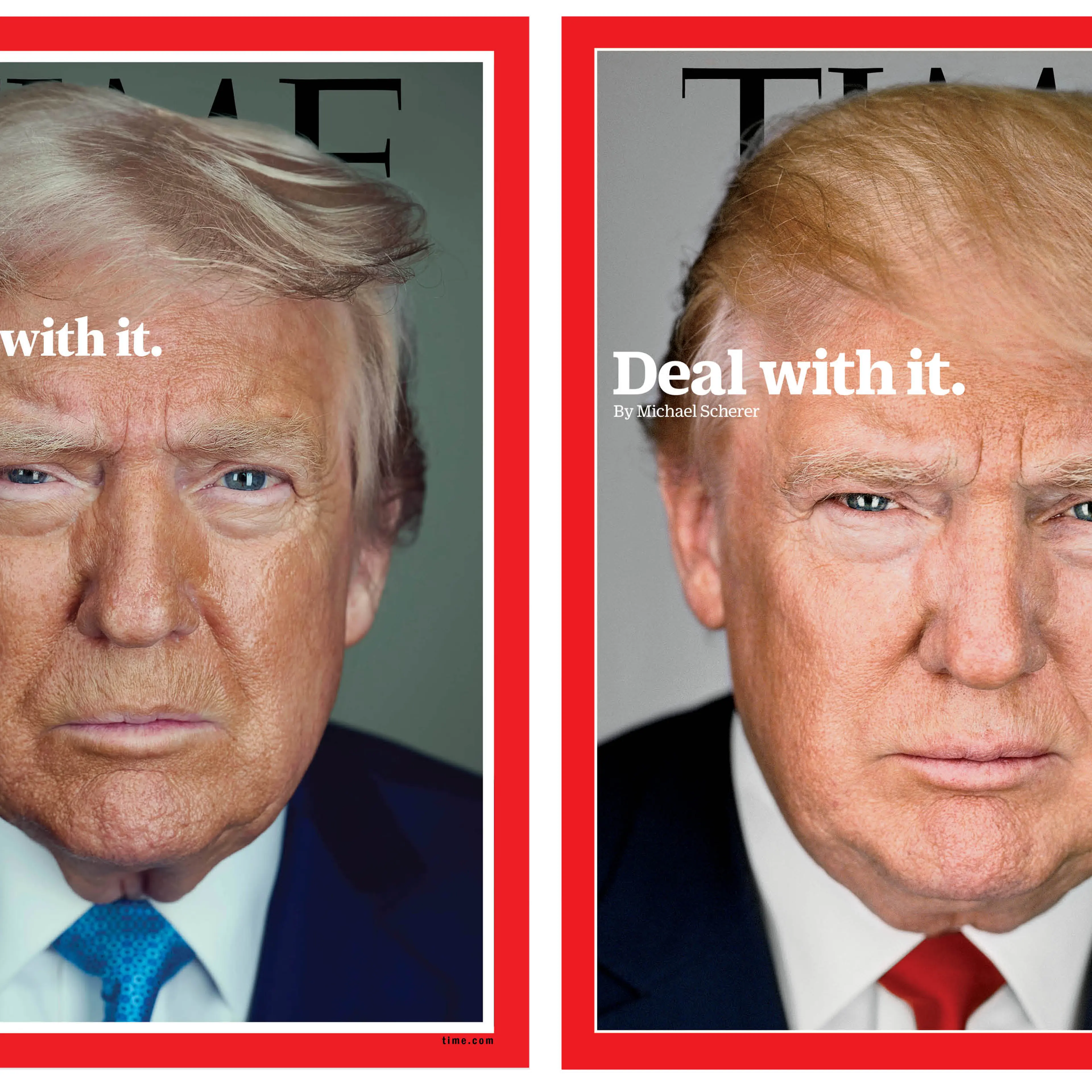 Donald Trump covers May 26, 2005 and Aug. 31, 2015