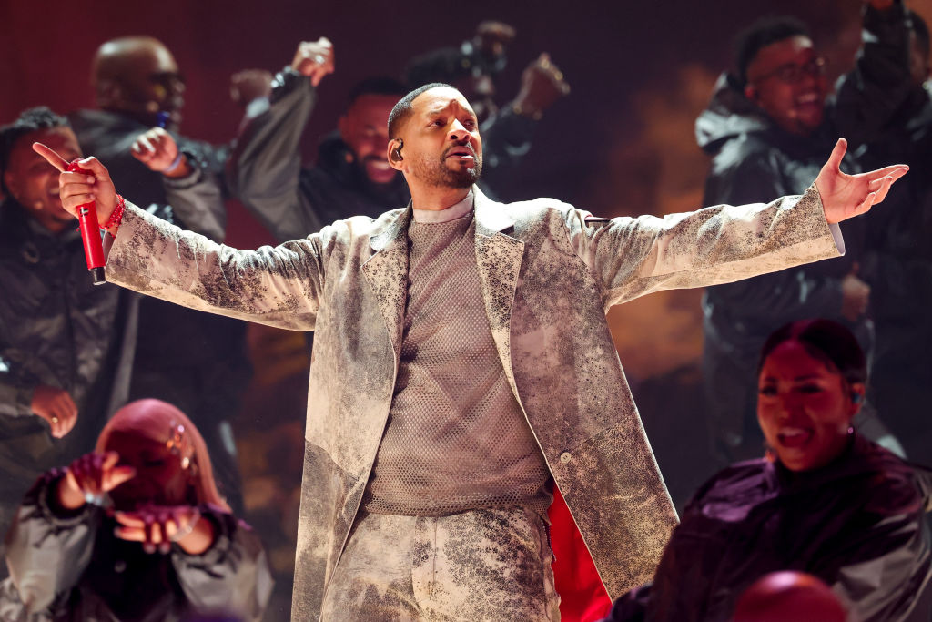 Will Smith performs onstage at the 2024 BET Awards at Peacock Theater on June 30, 2024 in Los Angeles, Calif.
