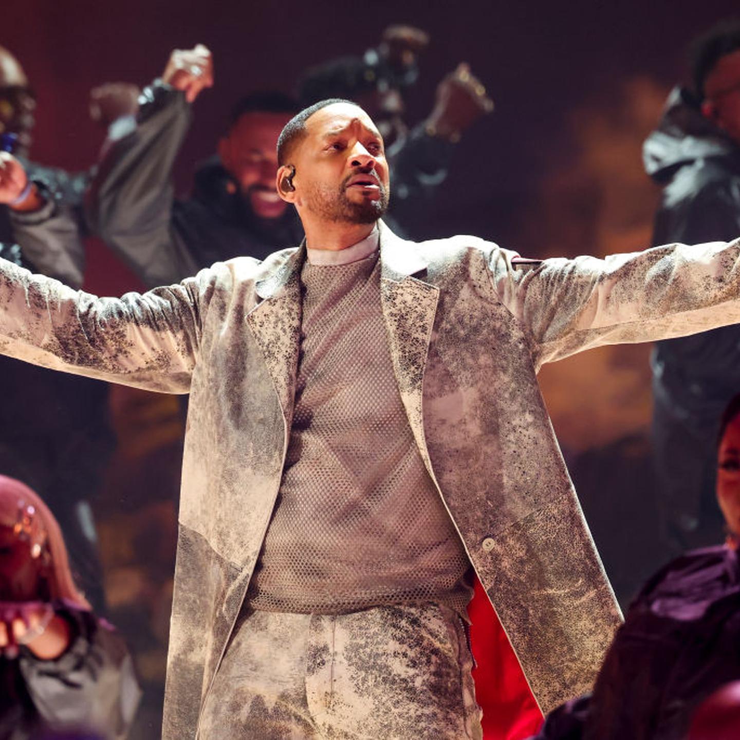 Will Smith performs onstage at the 2024 BET Awards at Peacock Theater on June 30, 2024 in Los Angeles, Calif.