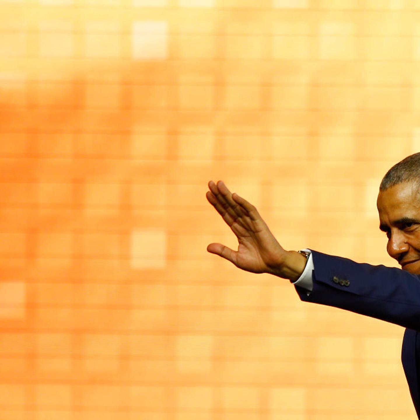 Barak Obama Attends World Travel And Tourism Council In Seville