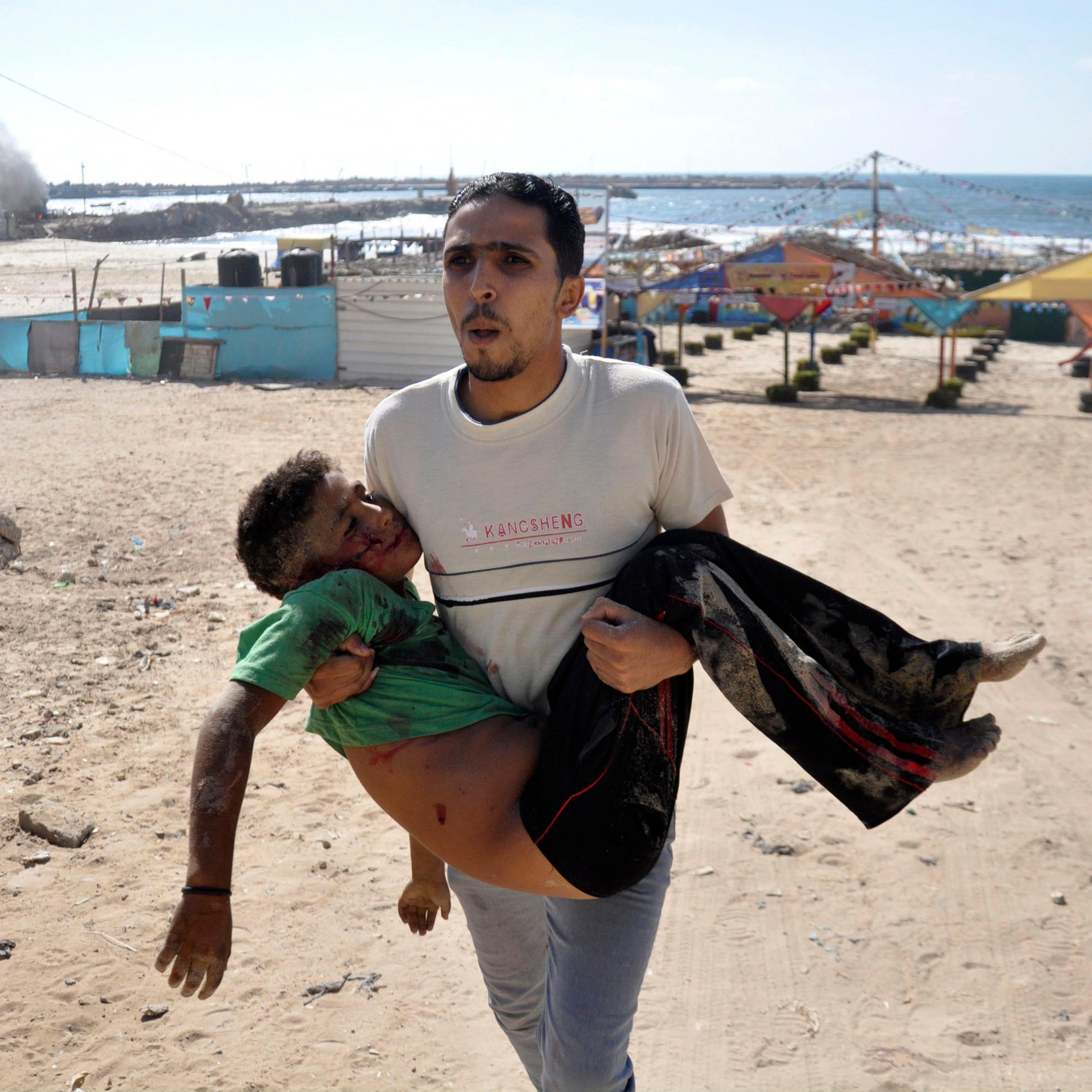 Four boys killed on Gaza beach