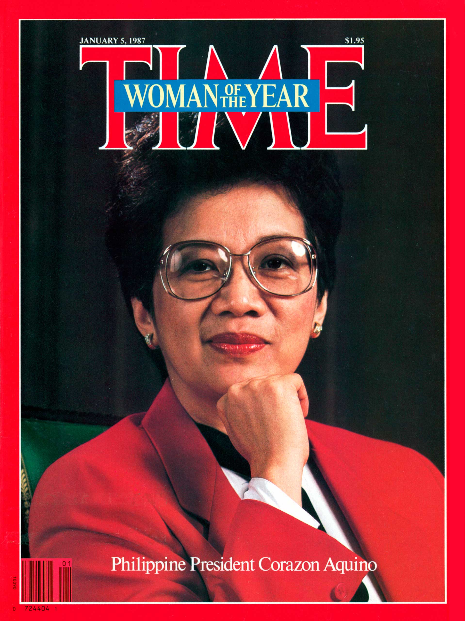 TIME person of the year 1986: Corazon Aquino