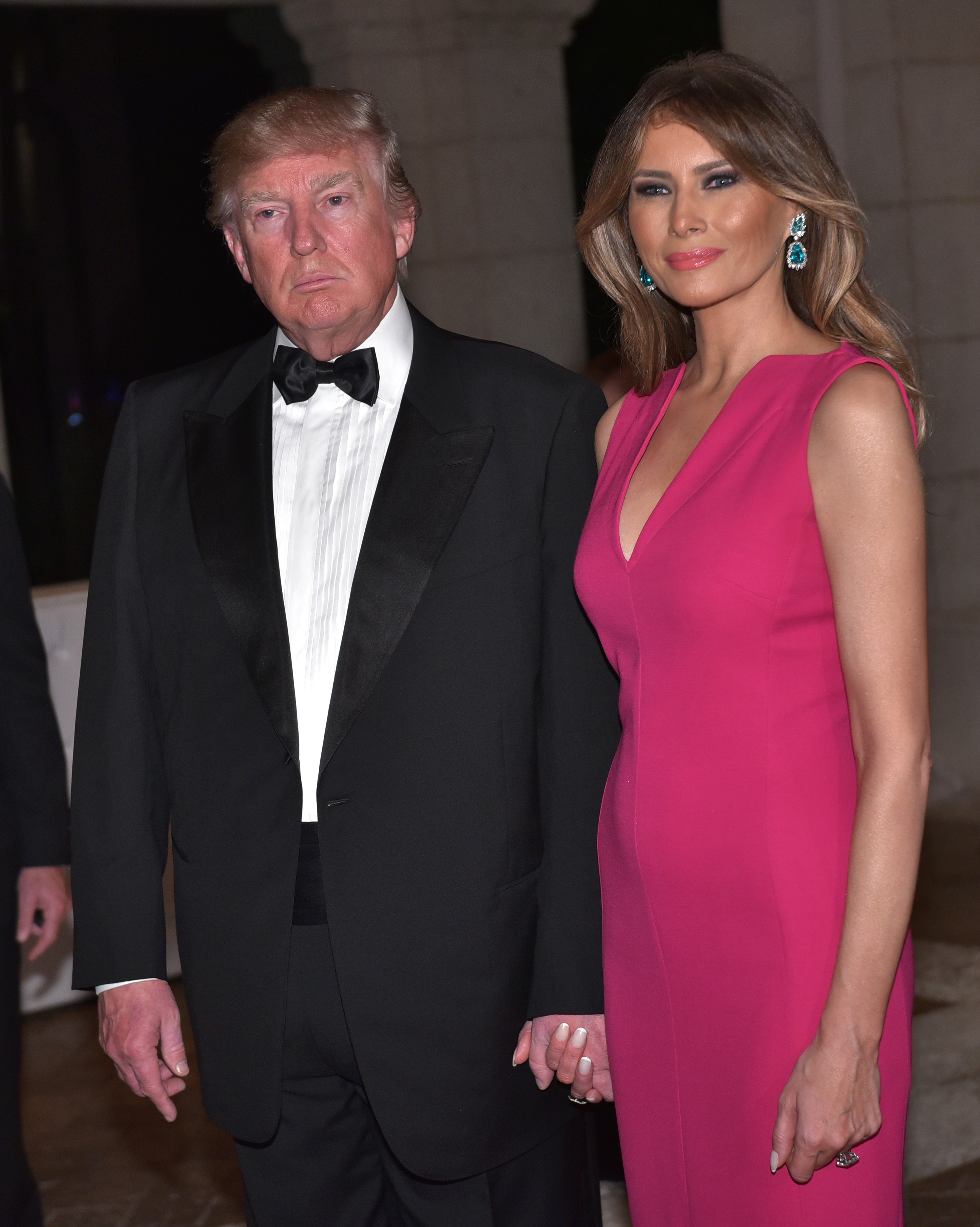 melania hot pink dress Melania Trump's Red Carpet Dresses