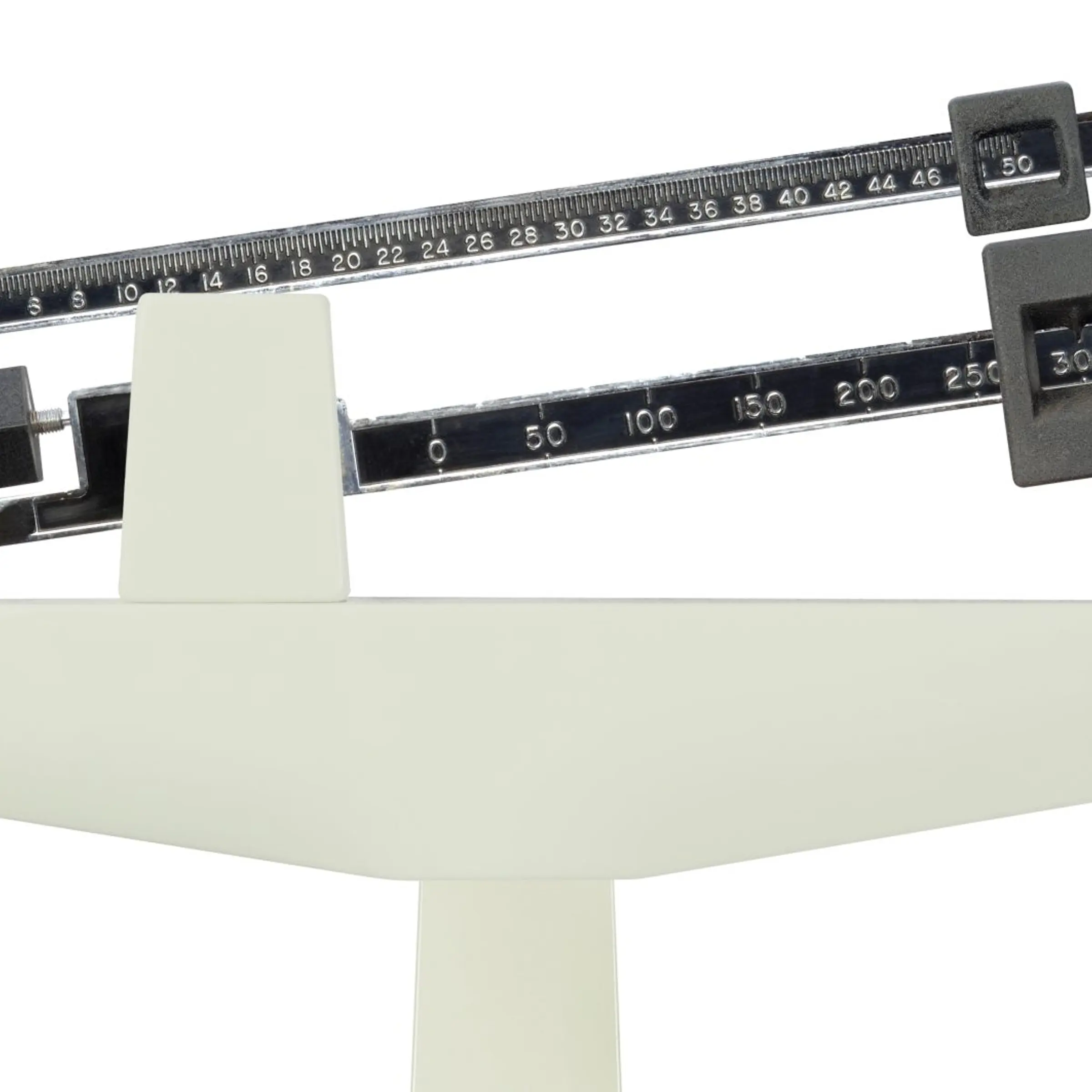 A scale tipped over to one side