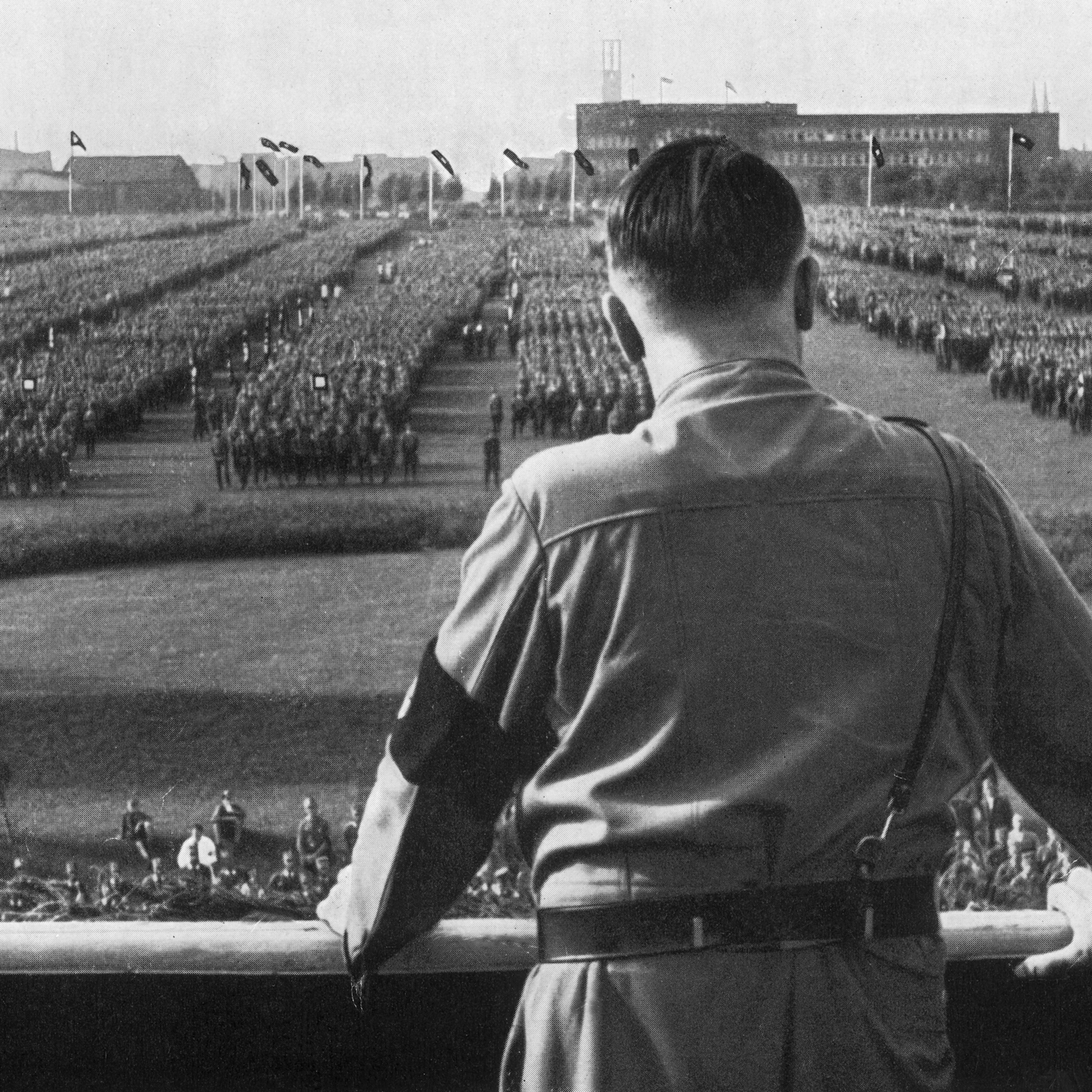 Hitler Reviews Troops