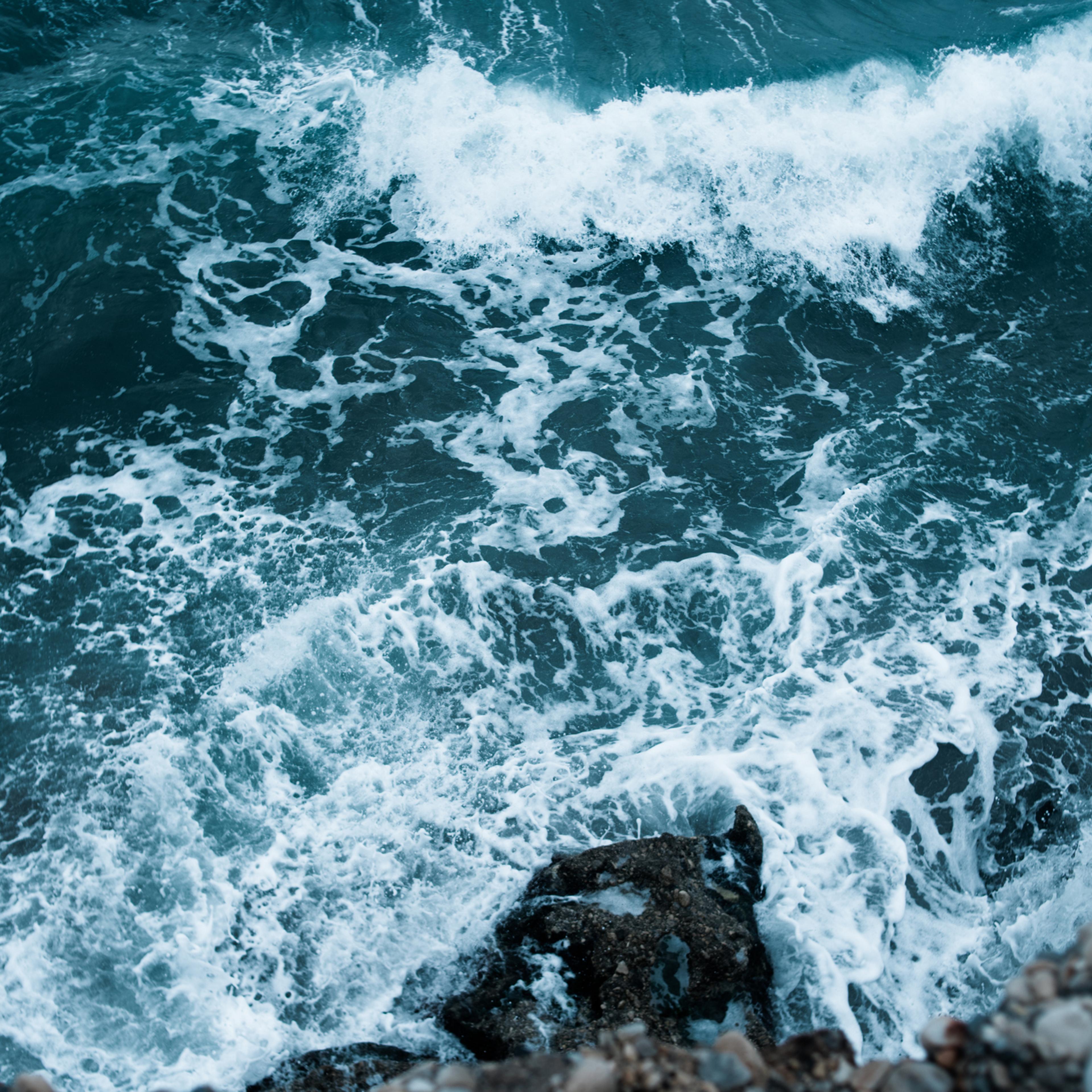 View of Ocean surface from above
