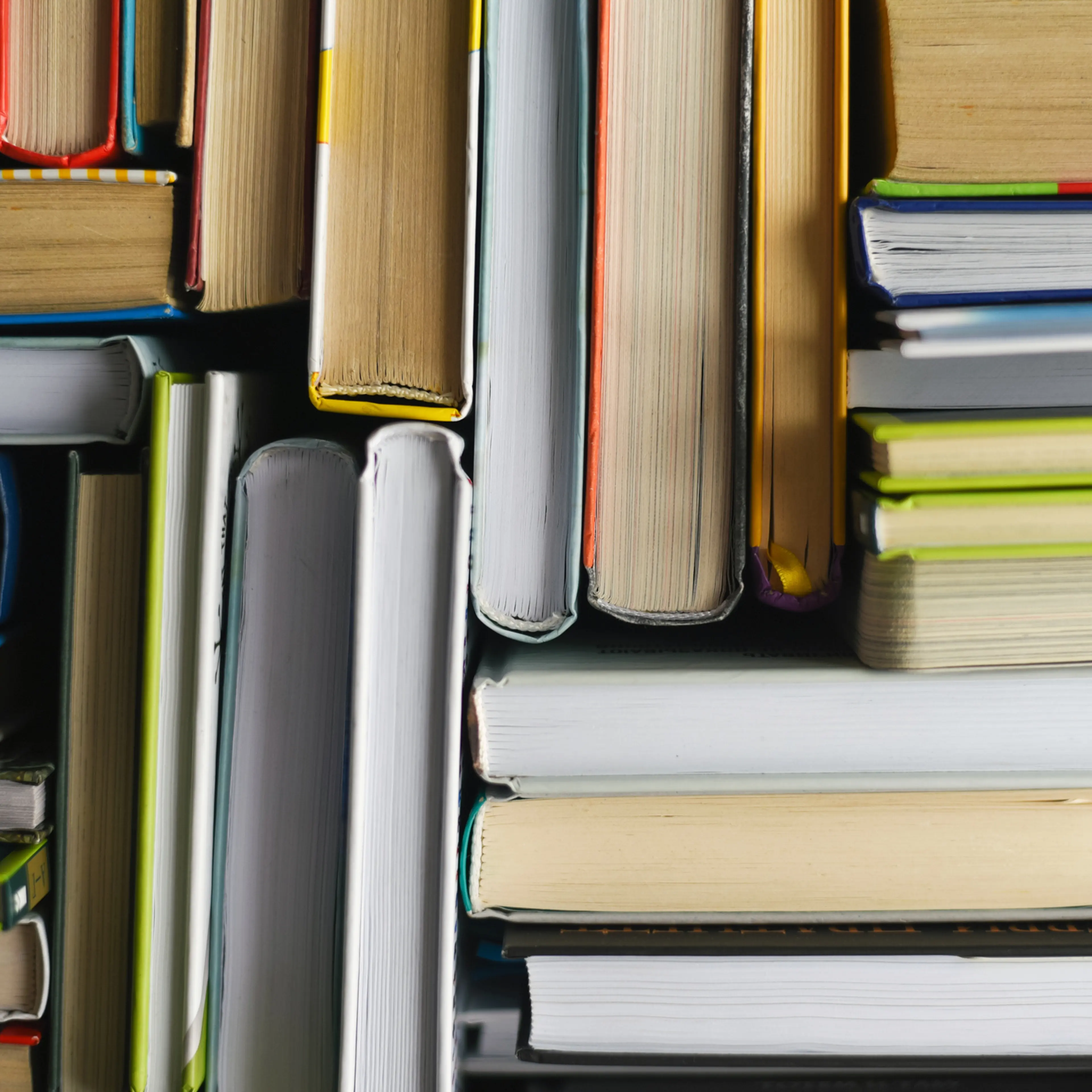 Image of many books.