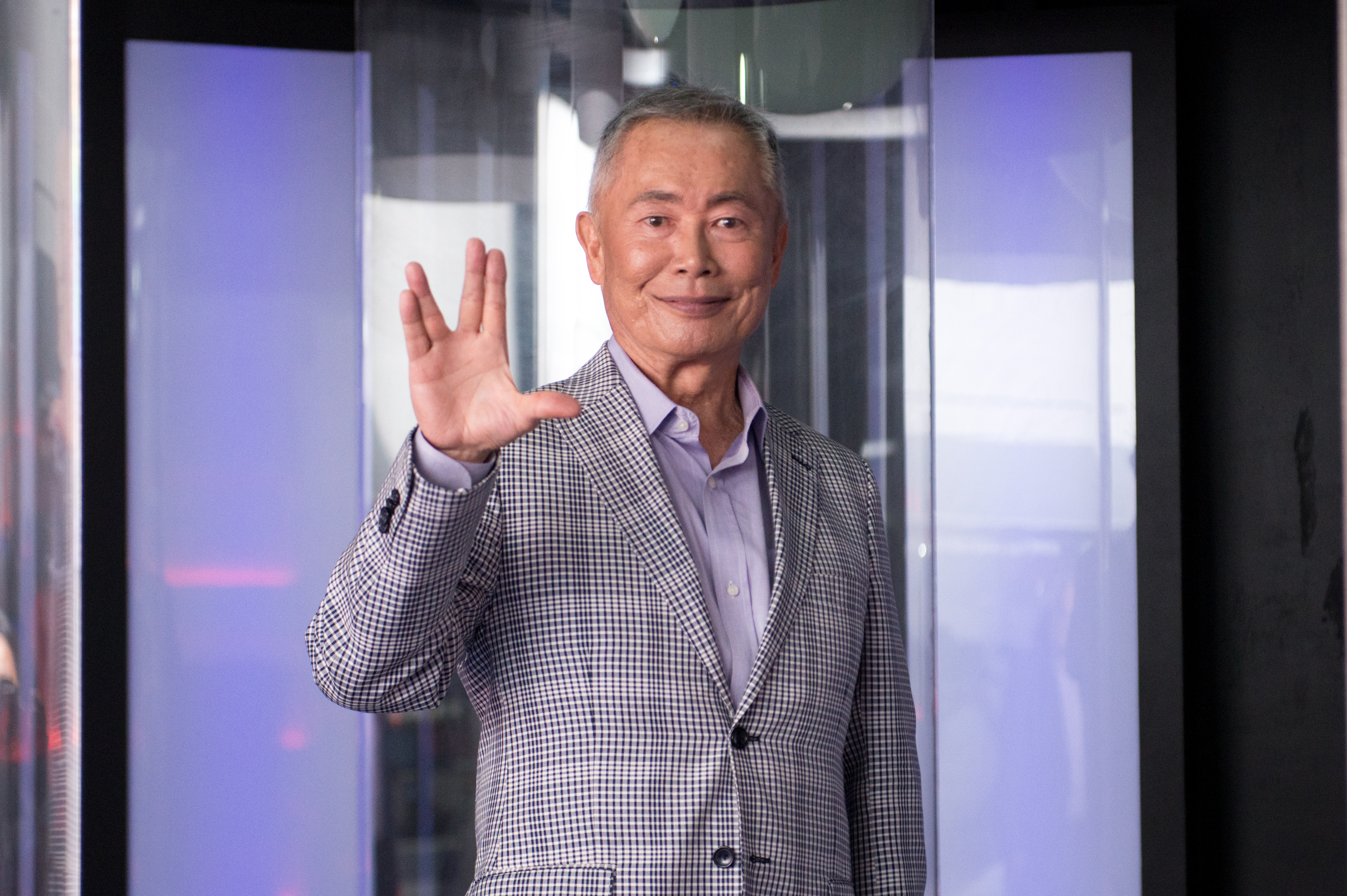 Actor George Takei attends the Star Trek: The Star Fleet Academy Experience at Intrepid Sea-Air-Space Museum on June 30, 2016 in New York City.